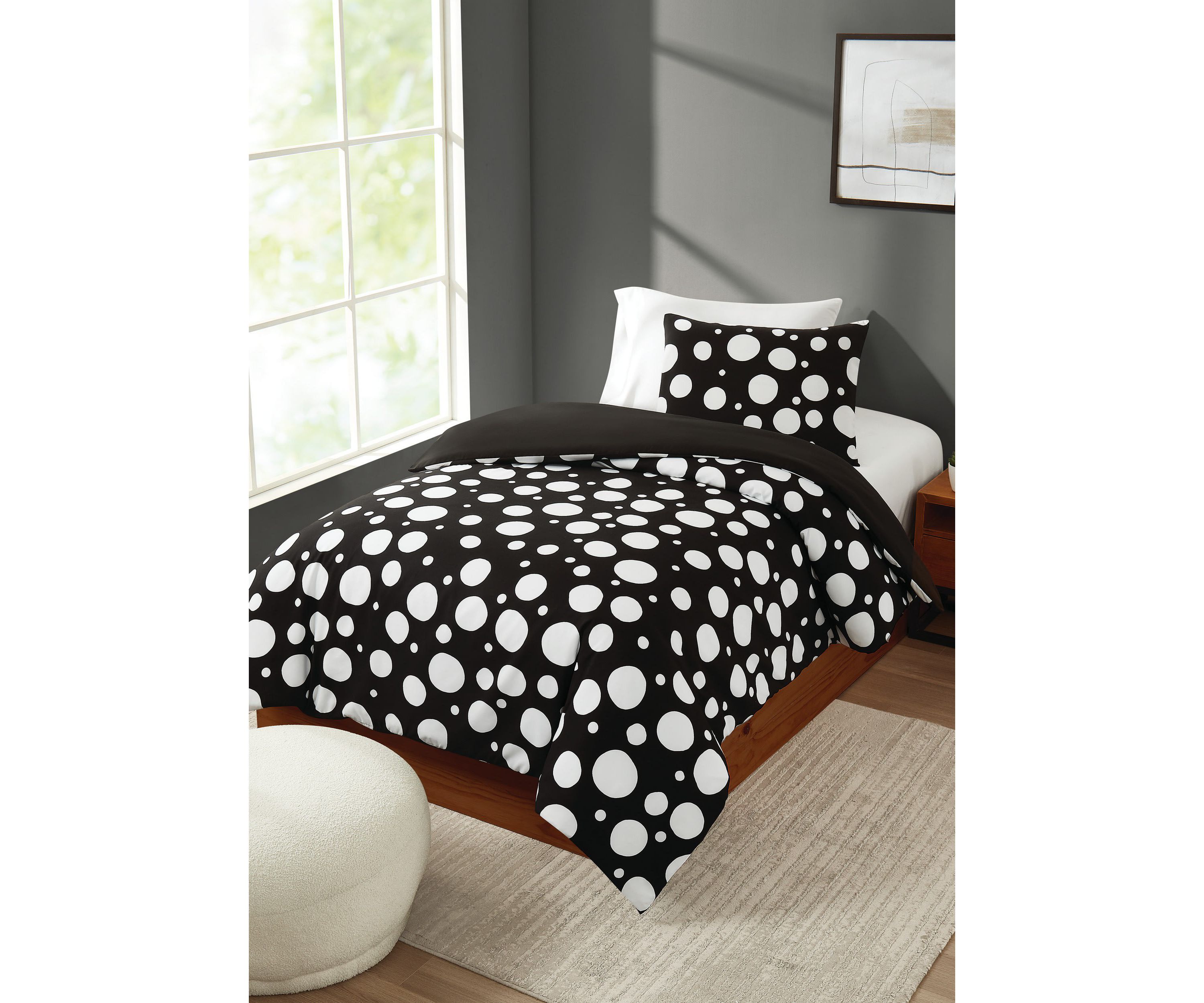 Truly Soft Sophia Dot Full/Queen 3 Piece Comforter Set