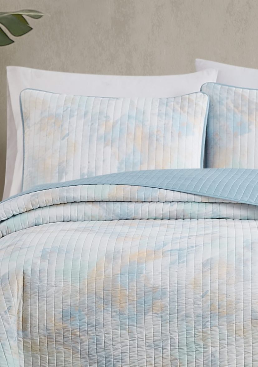 Truly Soft Hannah Watercolor Full/Queen 3 Piece Quilt Set