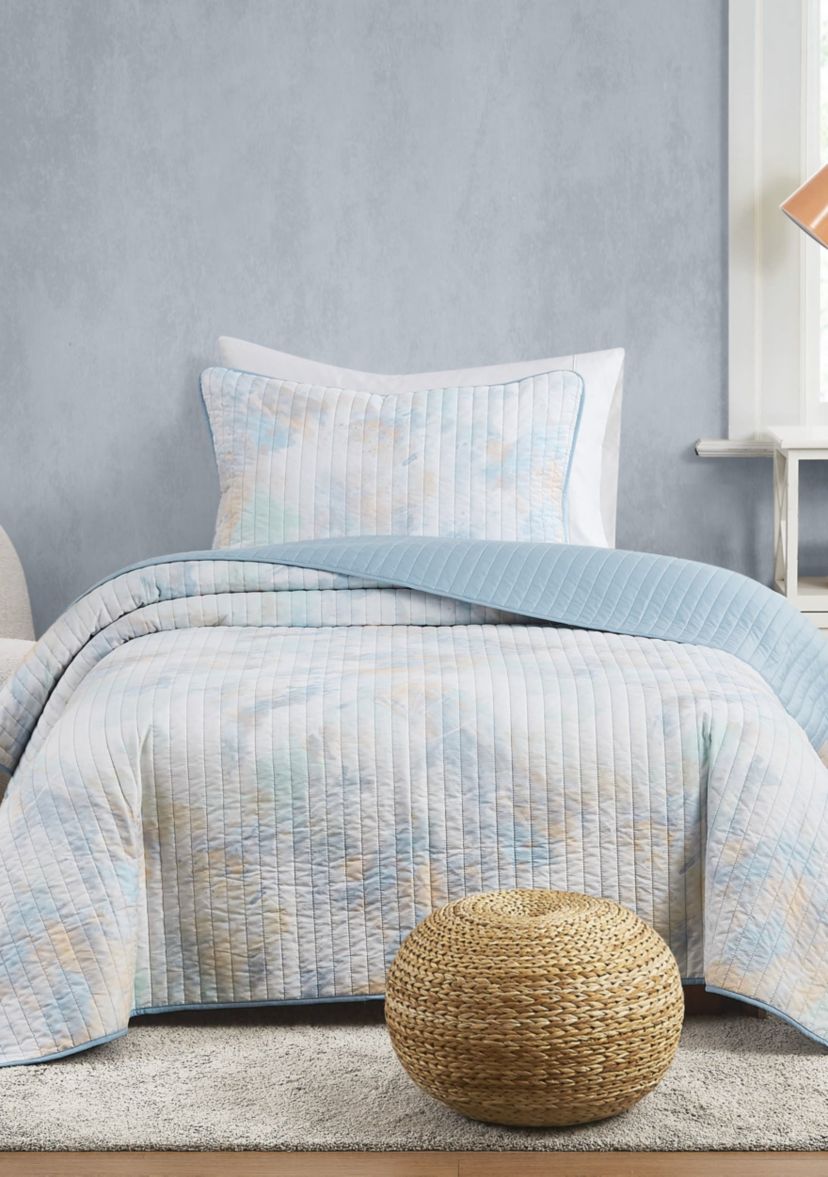 Truly Soft Hannah Watercolor Full/Queen 3 Piece Quilt Set