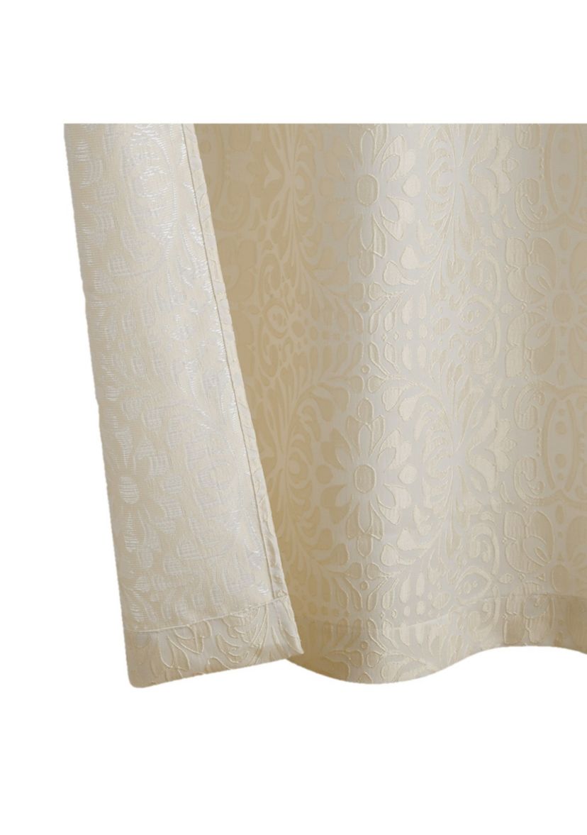 5th Avenue Lux Thalia Textured 38x84 Champagne/Gold Window Panel Pair