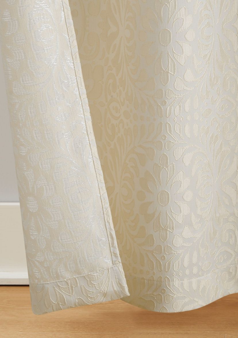 5th Avenue Lux Thalia Textured 38x84 Champagne/Gold Window Panel Pair