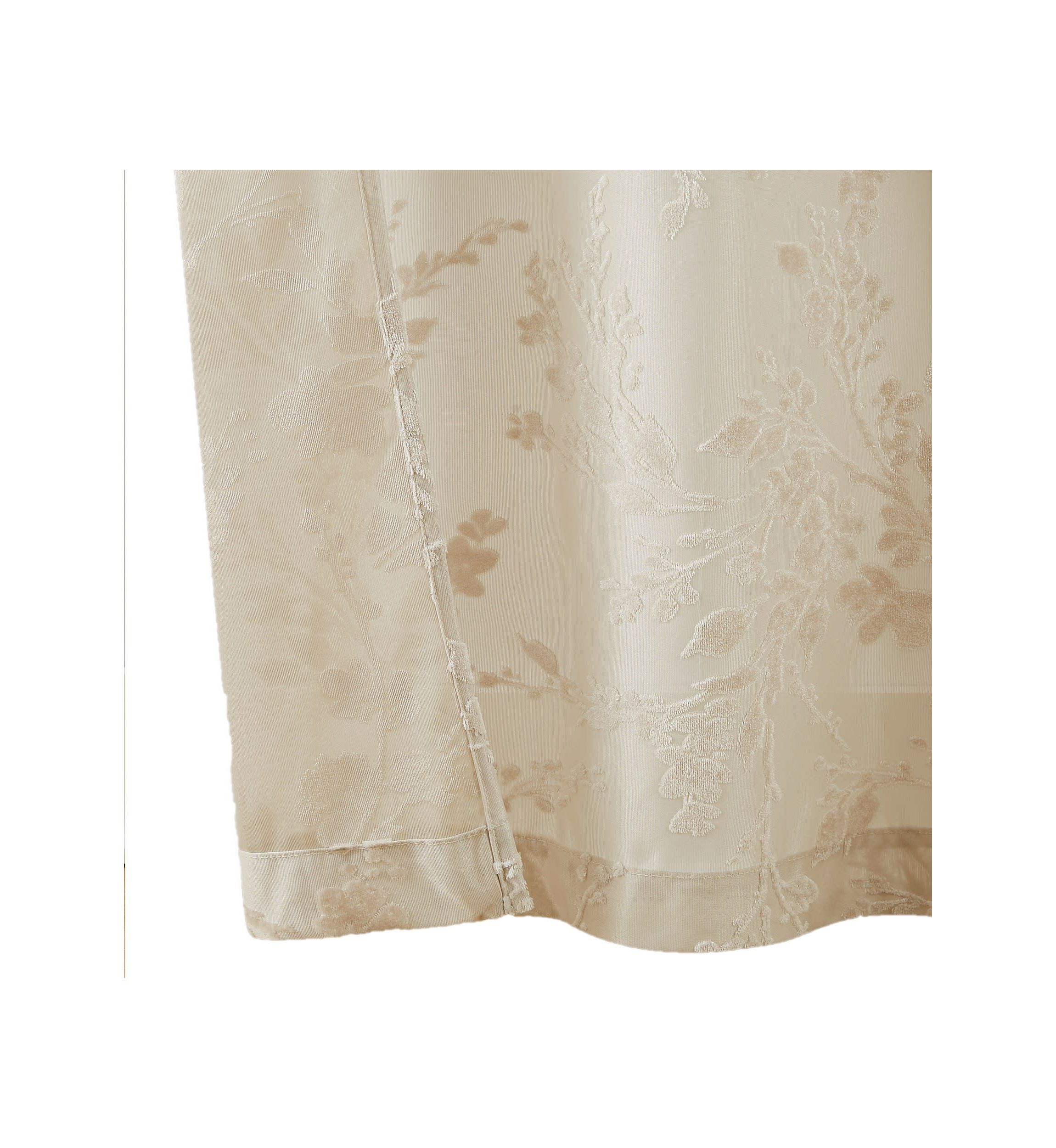 5th Avenue Lux Lark Burn Out 37x84 Sheer Window Panel Pair
