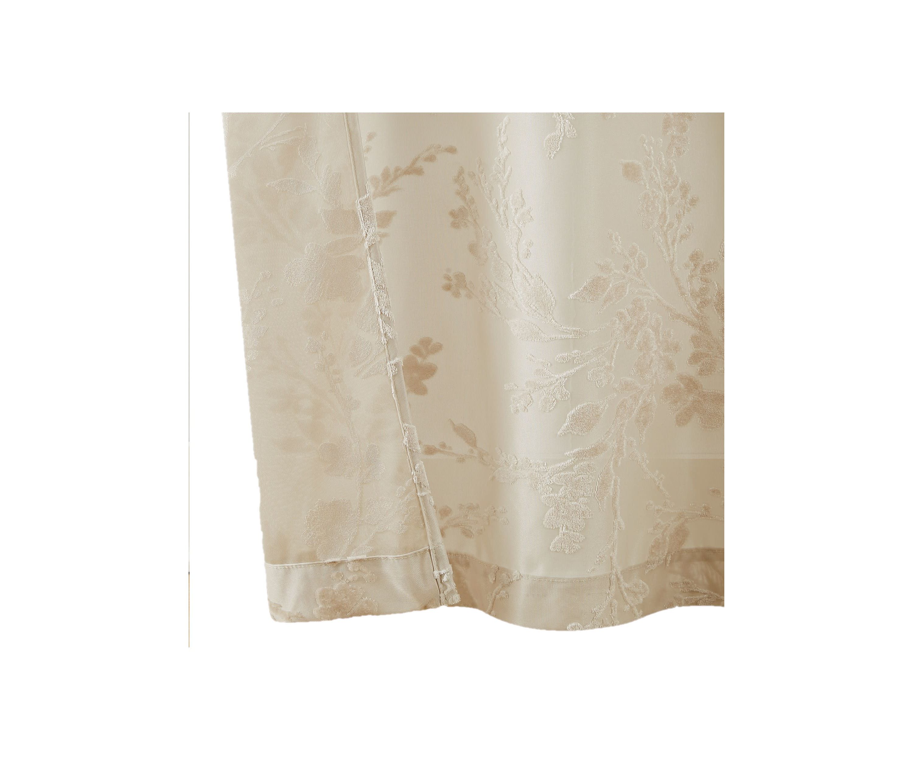 5th Avenue Lux Lark Burn Out 37x84 Sheer Window Panel Pair