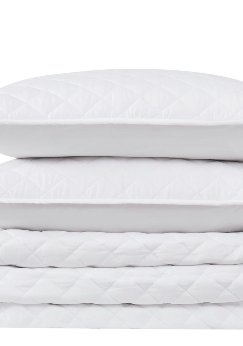 Cannon Solid Percale Black Twin/Twin XL 2 Piece Quilt Set