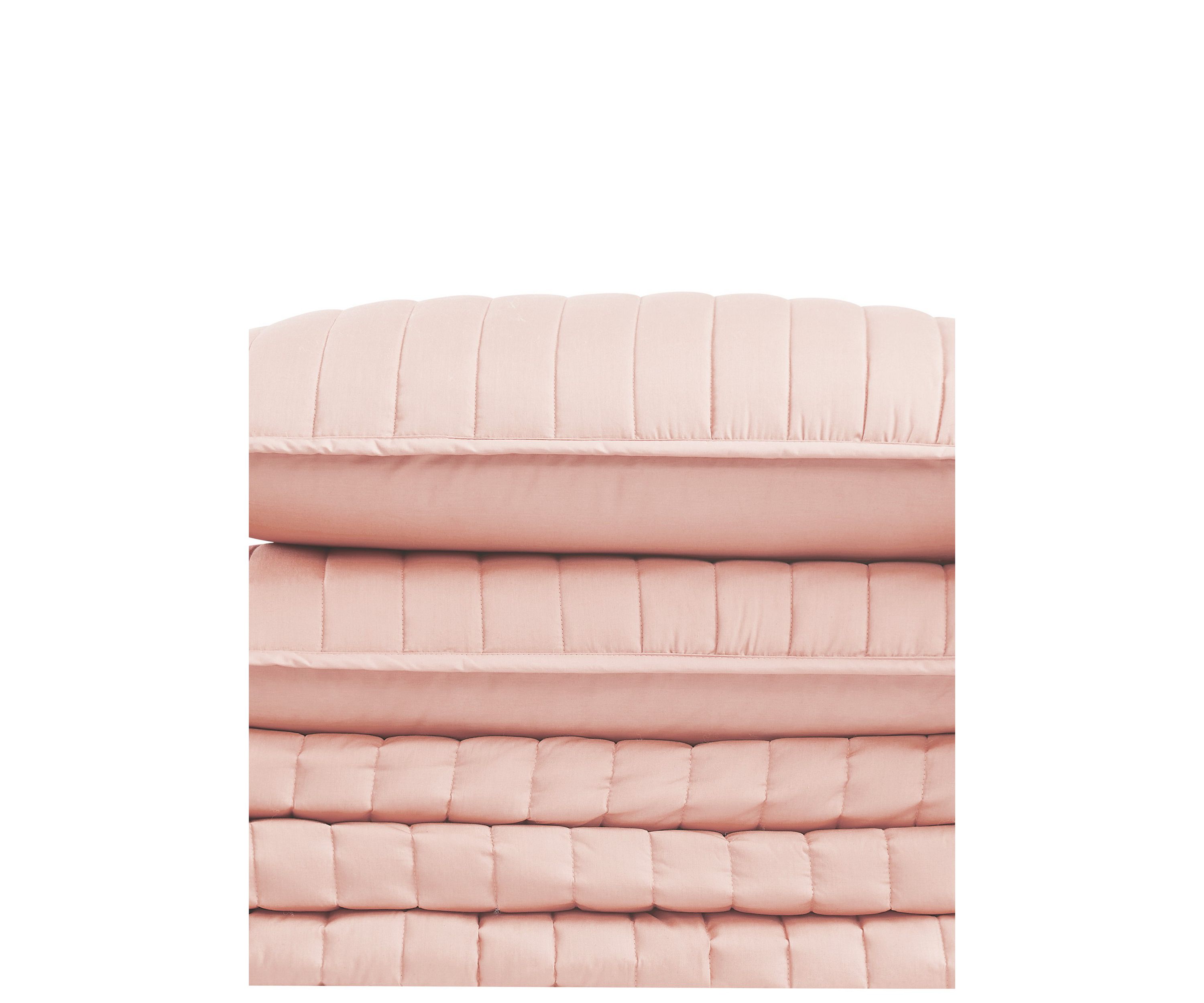 Brooklyn Loom Solid Cotton Percale Grey King 3 Piece Quilt Set