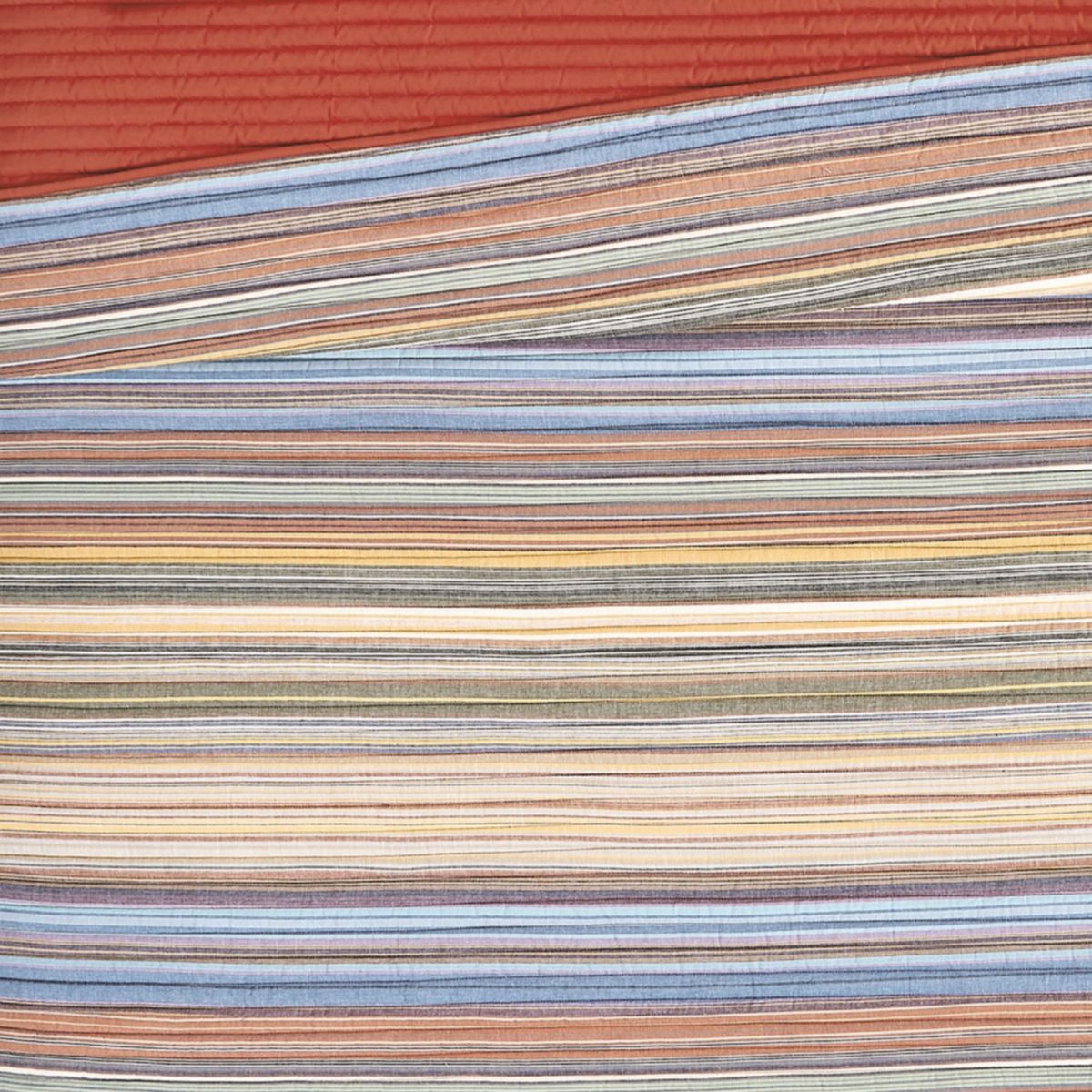 Oceanfront Resort Naples Yarn Dye Stripe 3 Piece King Quilt Set