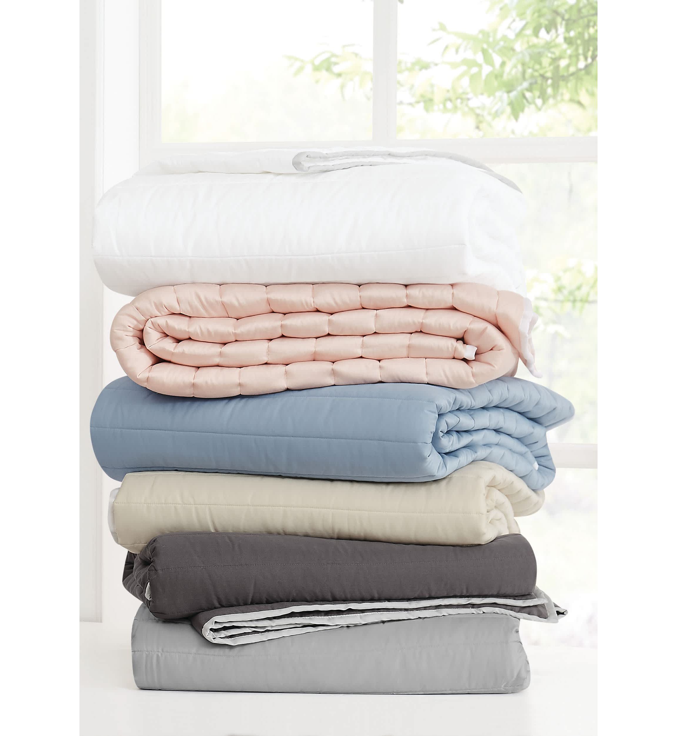 Christian Siriano NY® Cotton Sateen Grey King 3 Piece Quilt Set