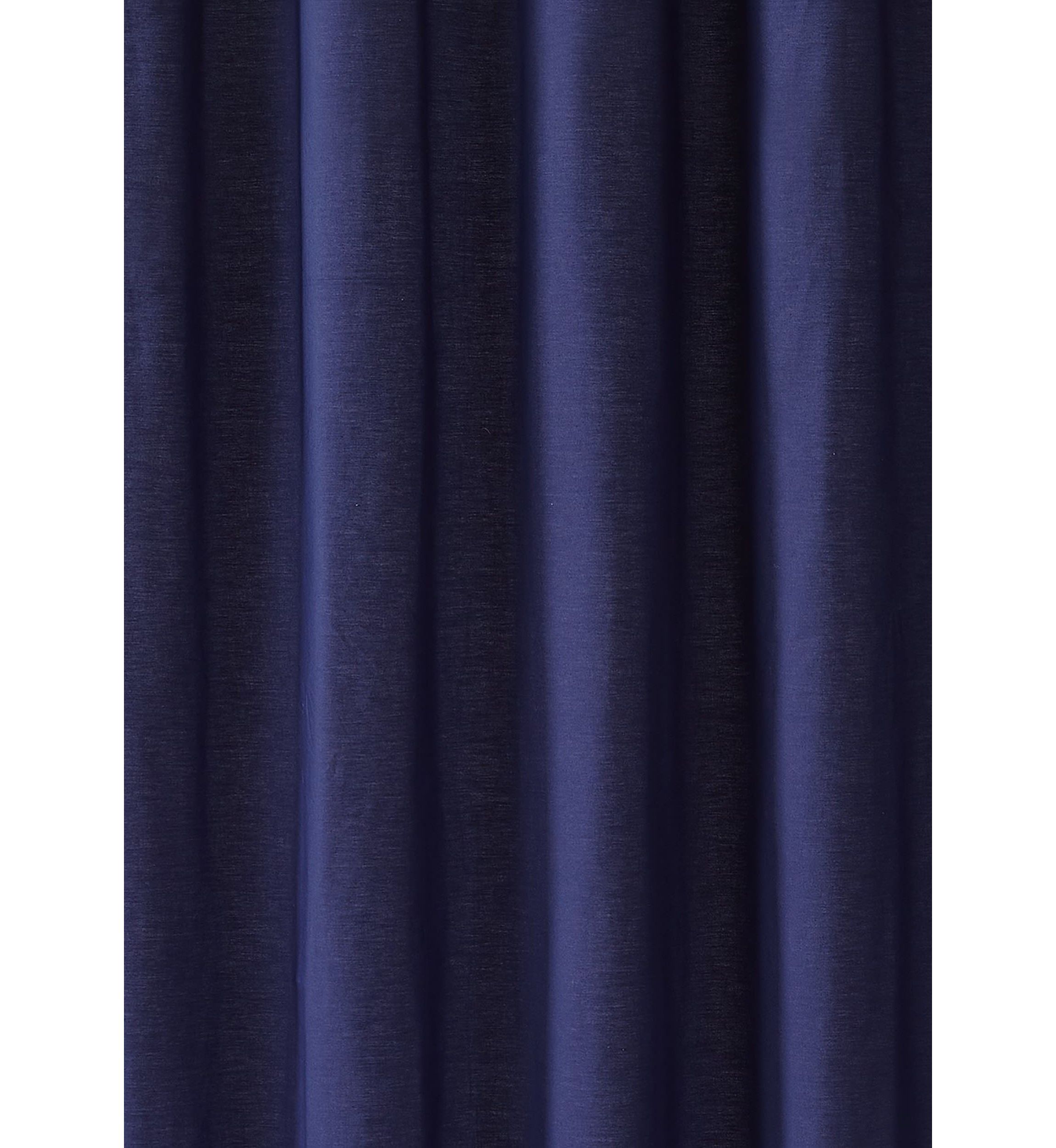 Brooklyn Loom Solid Cotton Percale White 50x96 Window Curtain Pair