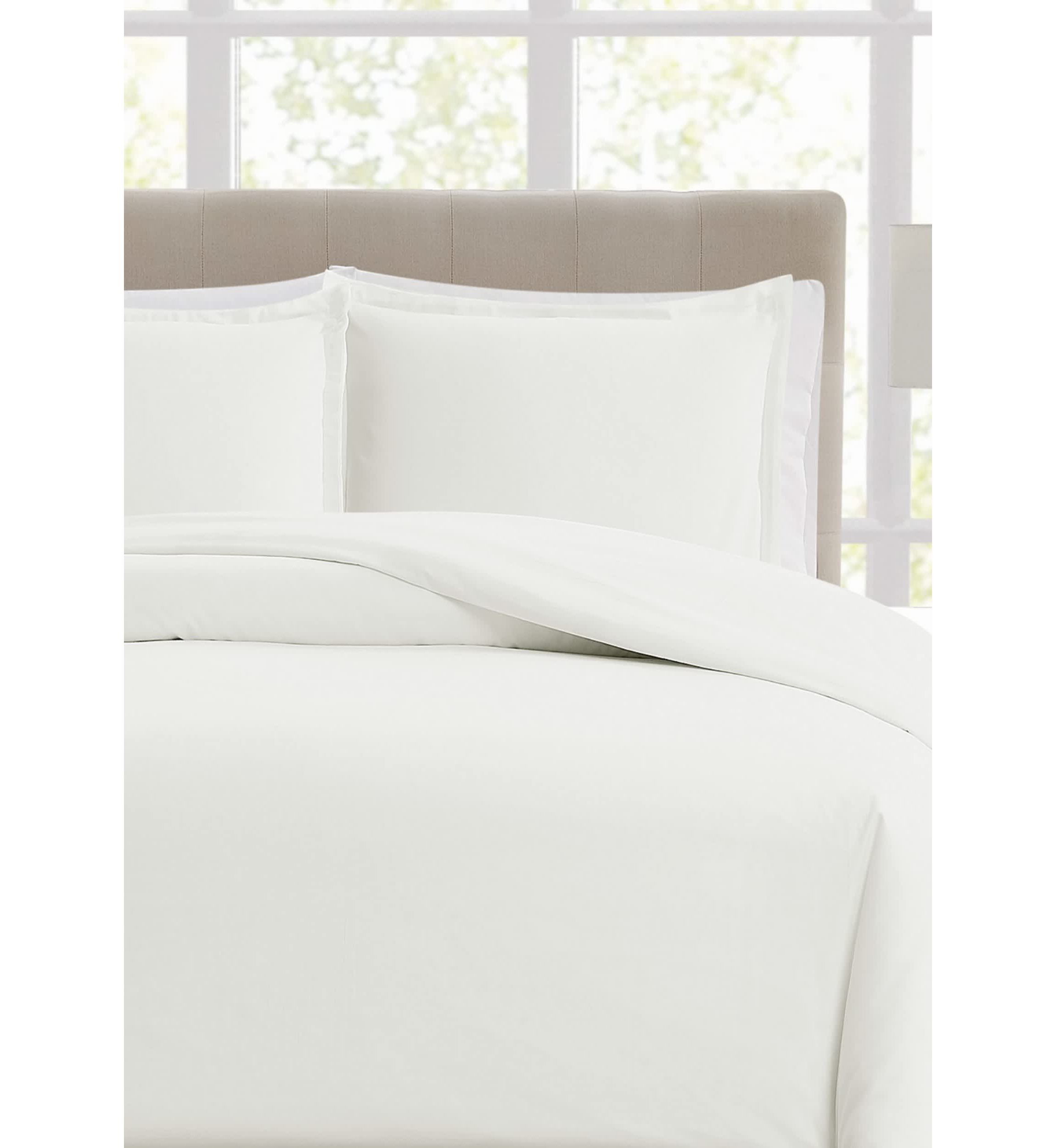 Borghese Roma 400TC Percale Cotton Khaki King 3 Piece Duvet Set