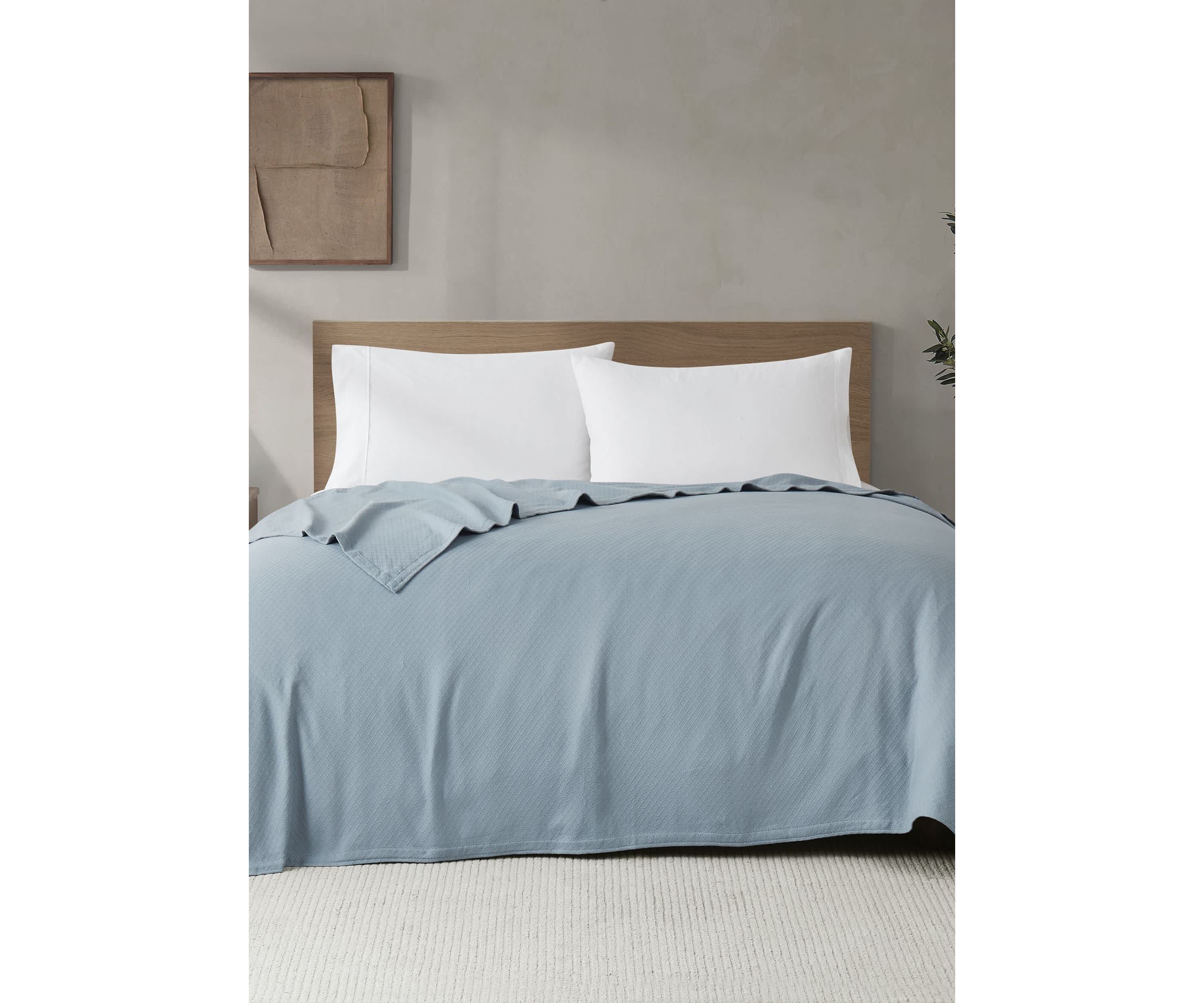 Royal Velvet Dream Cotton Blue Full/Queen Blanket
