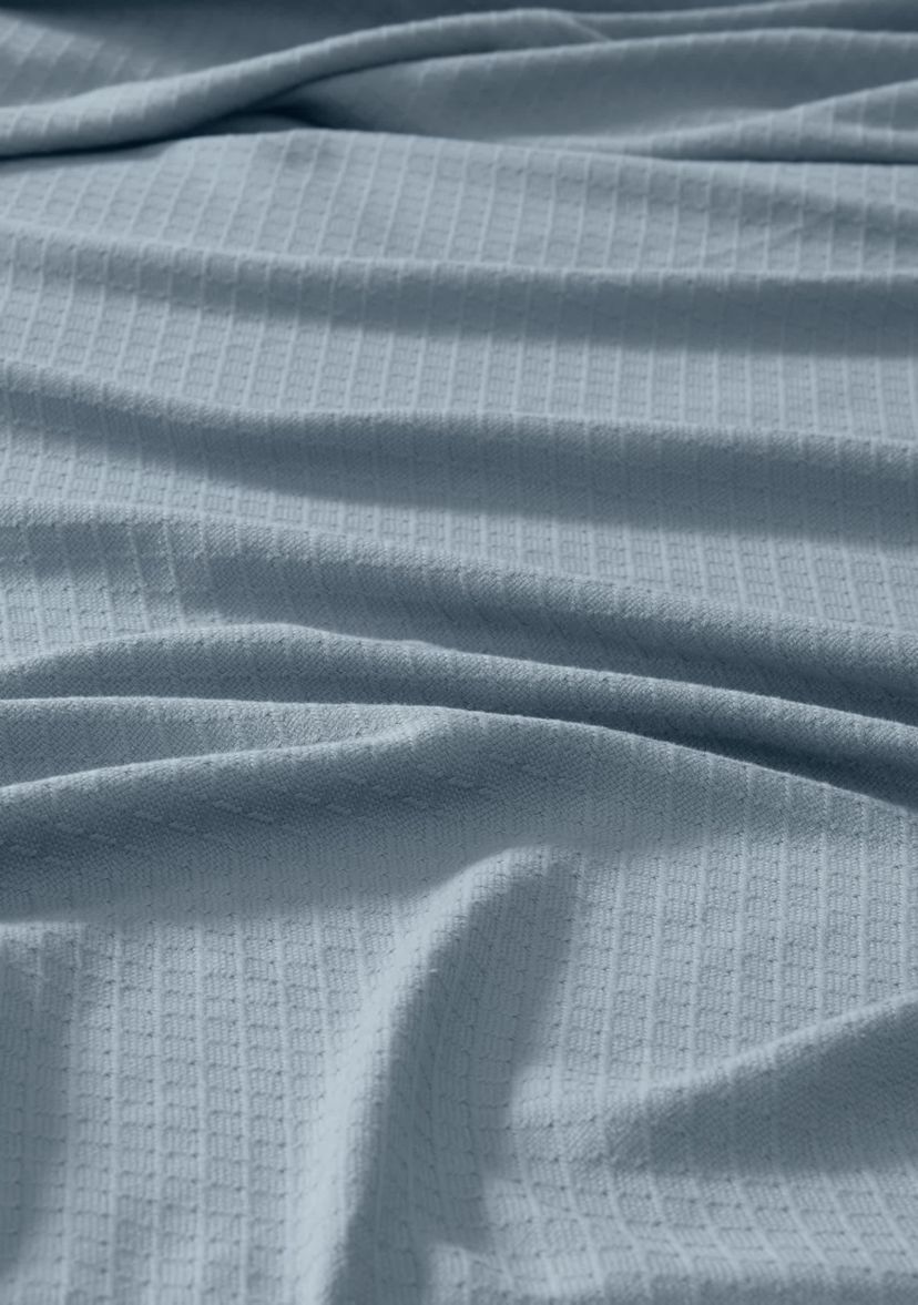 Royal Velvet Dream Cotton Blue Full/Queen Blanket