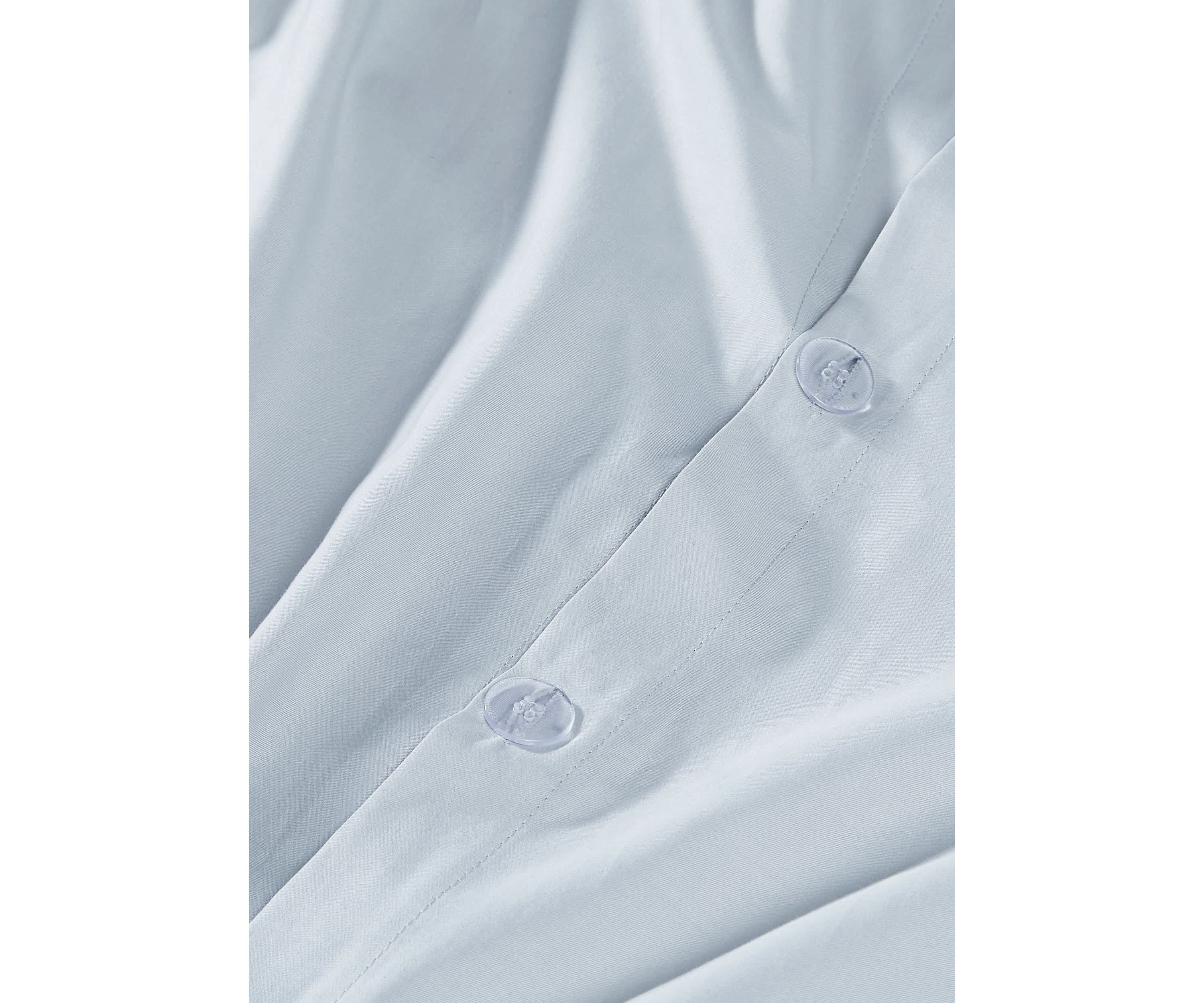 Vince Camuto 400TC Percale Light Blue King 3 Piece Duvet Set