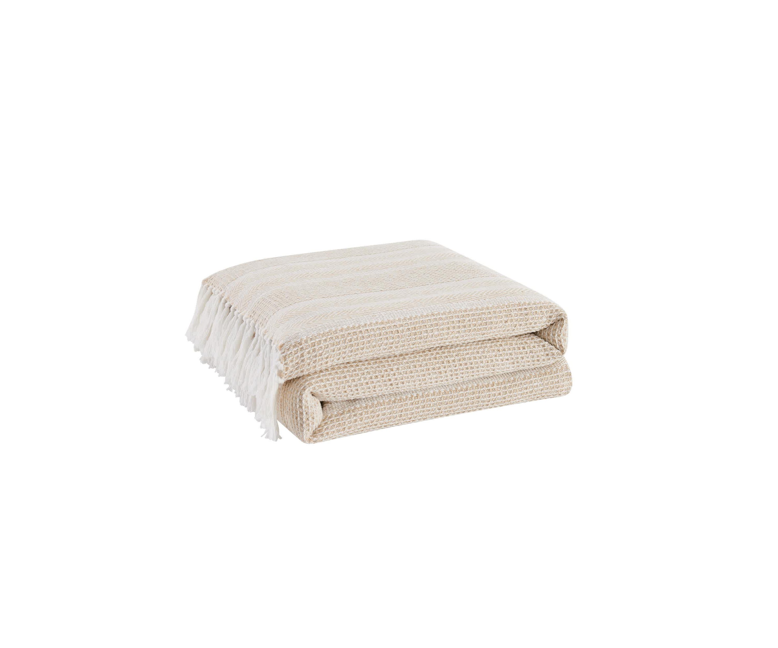 Oceanfront Resort Textured Stripe Green 50x60 Throw