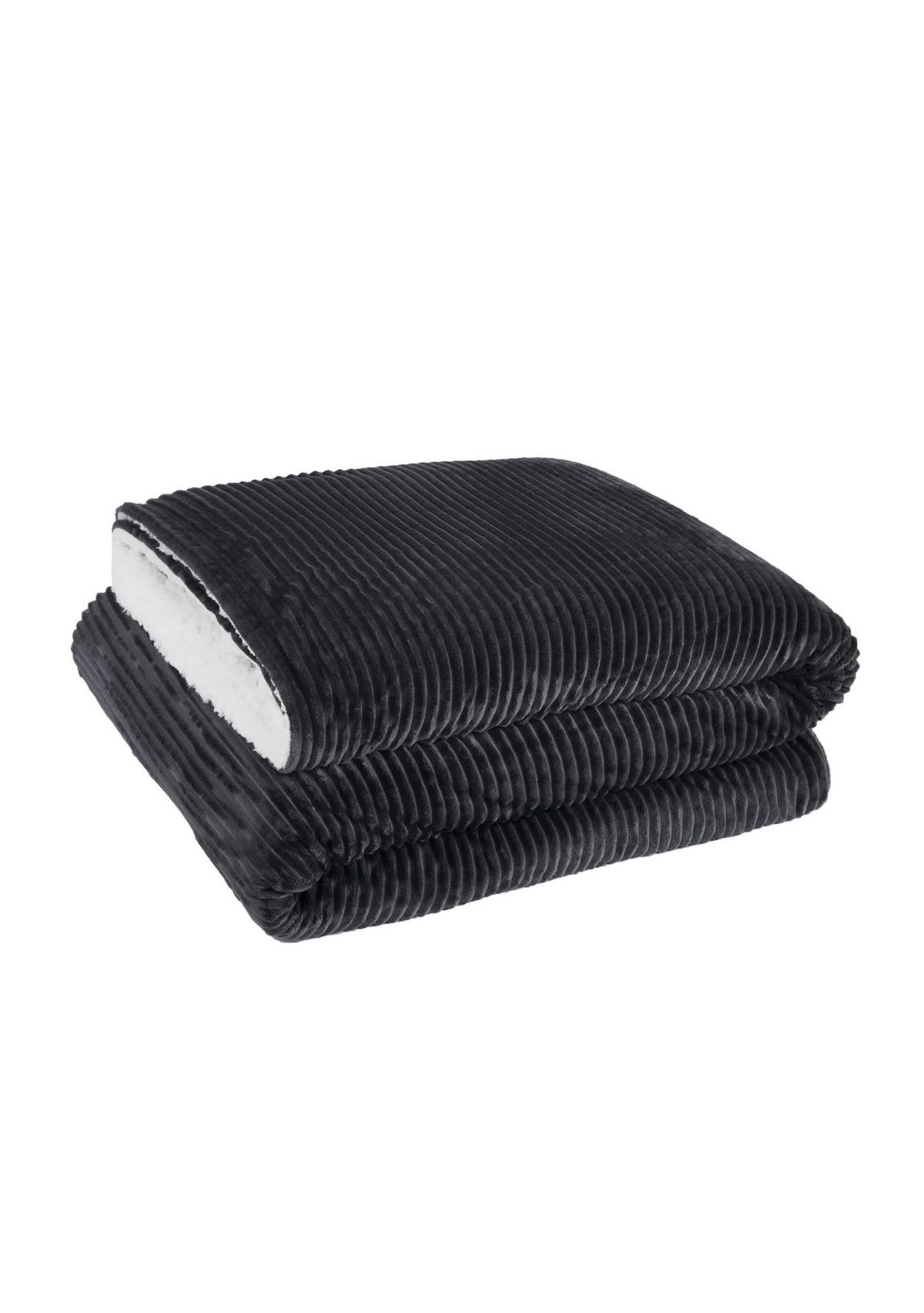 London Fog Corduroy Grey 50x70 Throw