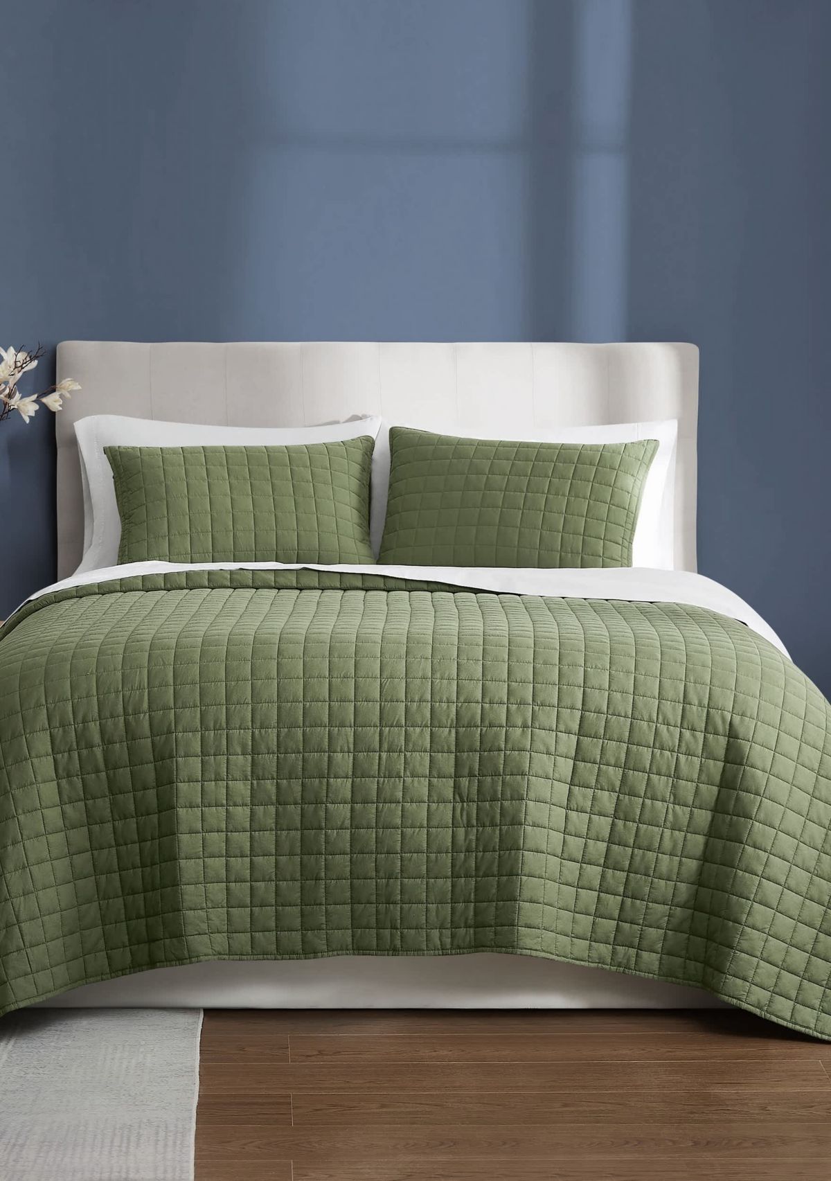 Brooklyn Loom Essential Cotton Natural Twin/Twin XL 2 Piece Quilt Set