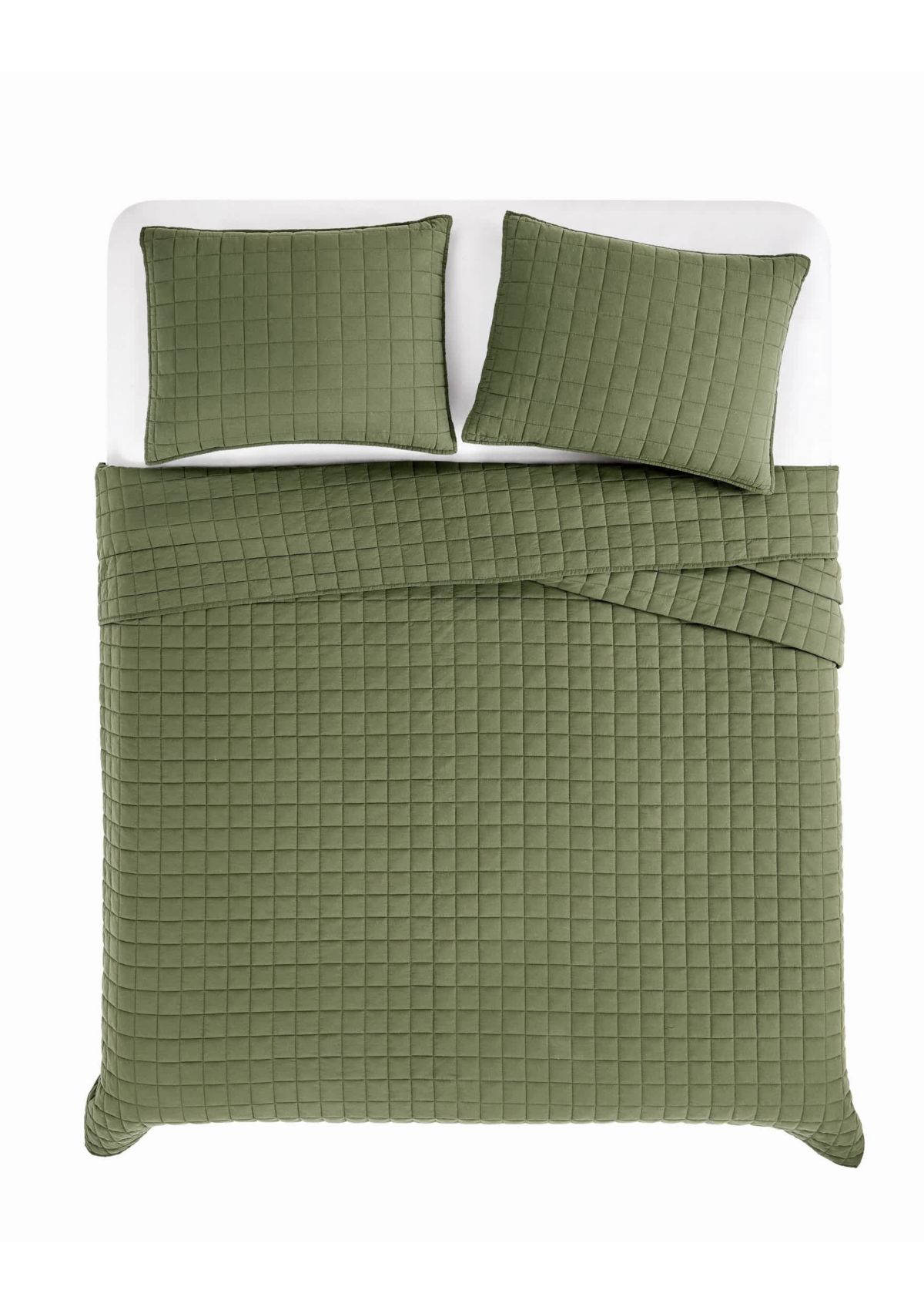 Brooklyn Loom Essential Cotton Natural Twin/Twin XL 2 Piece Quilt Set