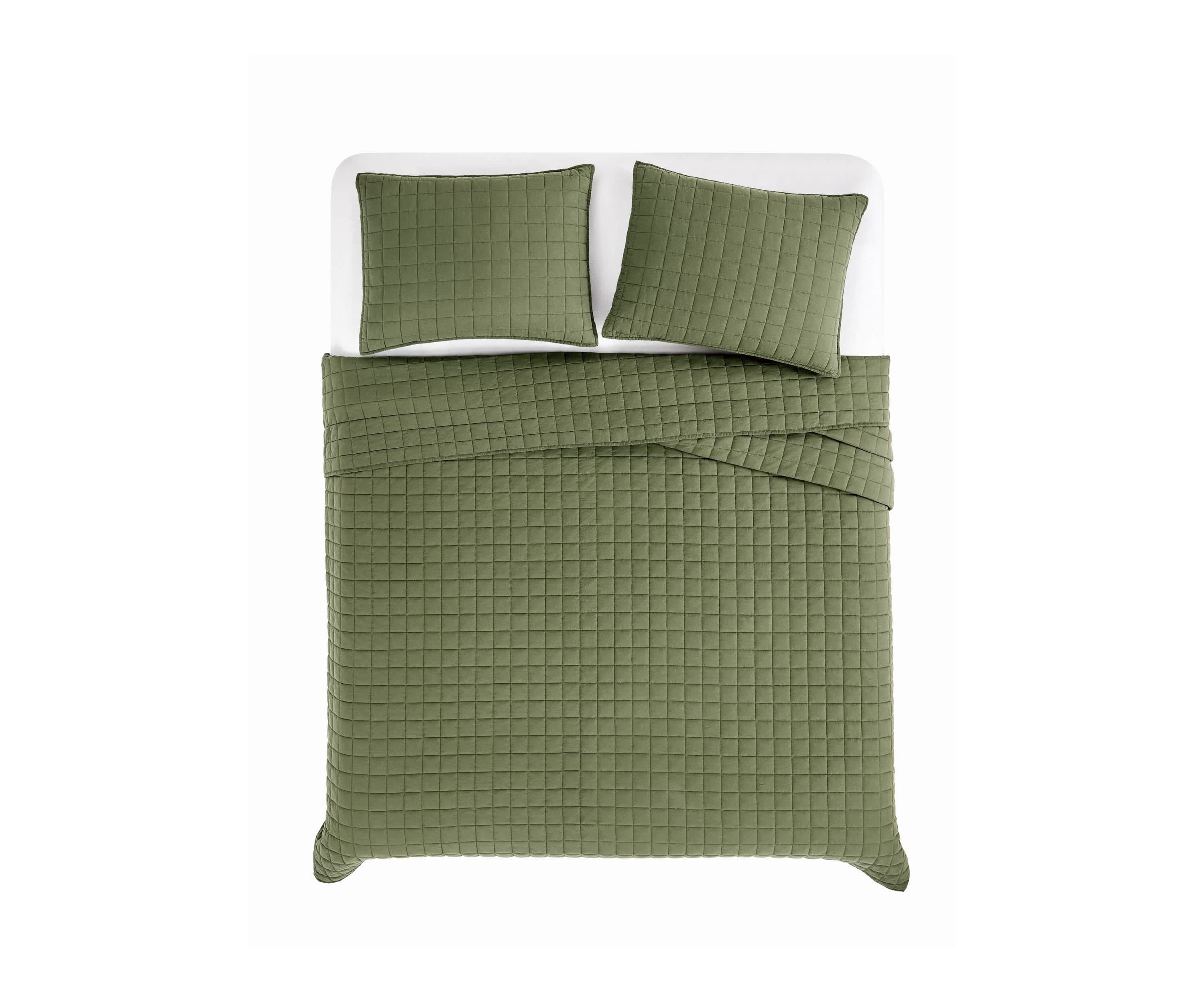 Brooklyn Loom Essential Cotton Natural Twin/Twin XL 2 Piece Quilt Set