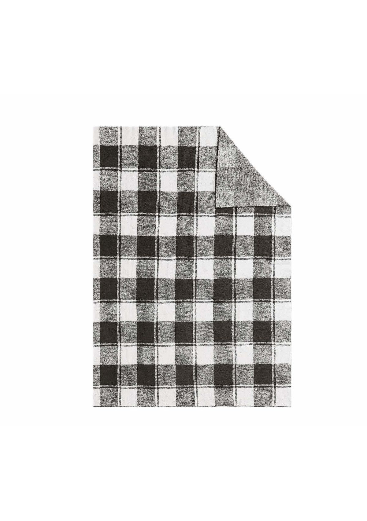 Brooklyn Loom Dusted Plaid Green 50x70 Throw