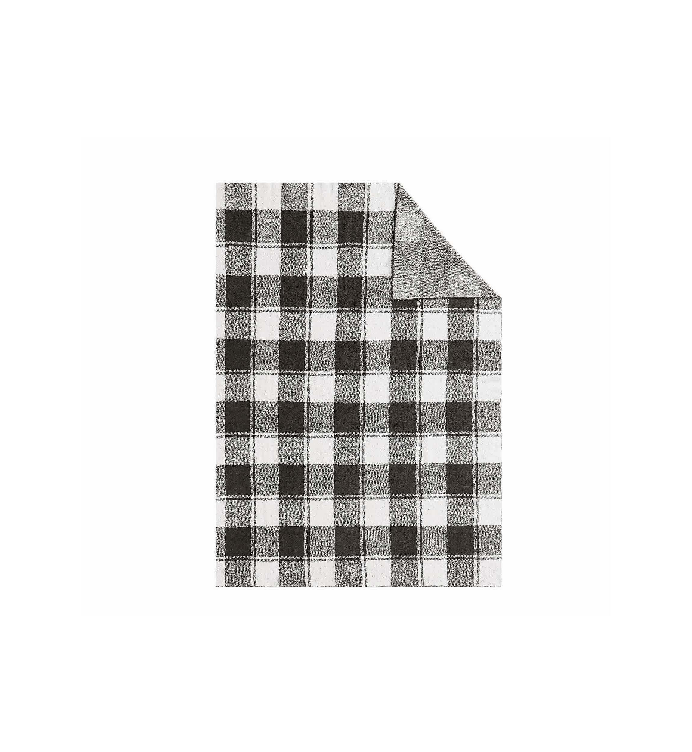 Brooklyn Loom Dusted Plaid Green 50x70 Throw