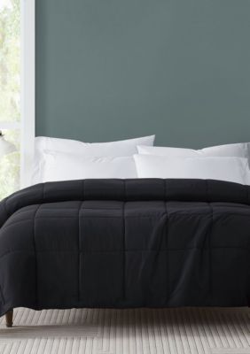 Truly Soft Everyday Solid Grey Full/Queen Down Alternative Blanket, Black, King