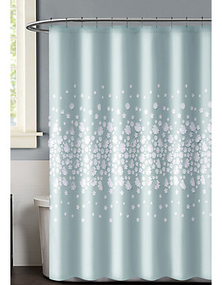 Siriano Confetti Flowers, Moda Stardust Shower Curtain