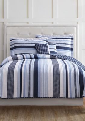 My World® Mason Stripe Quilt Set | belk