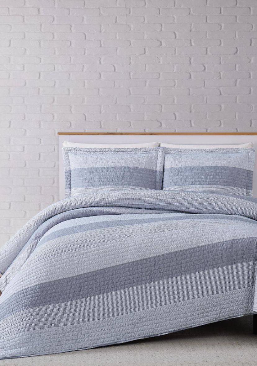 Multi Stripe Quilt Set