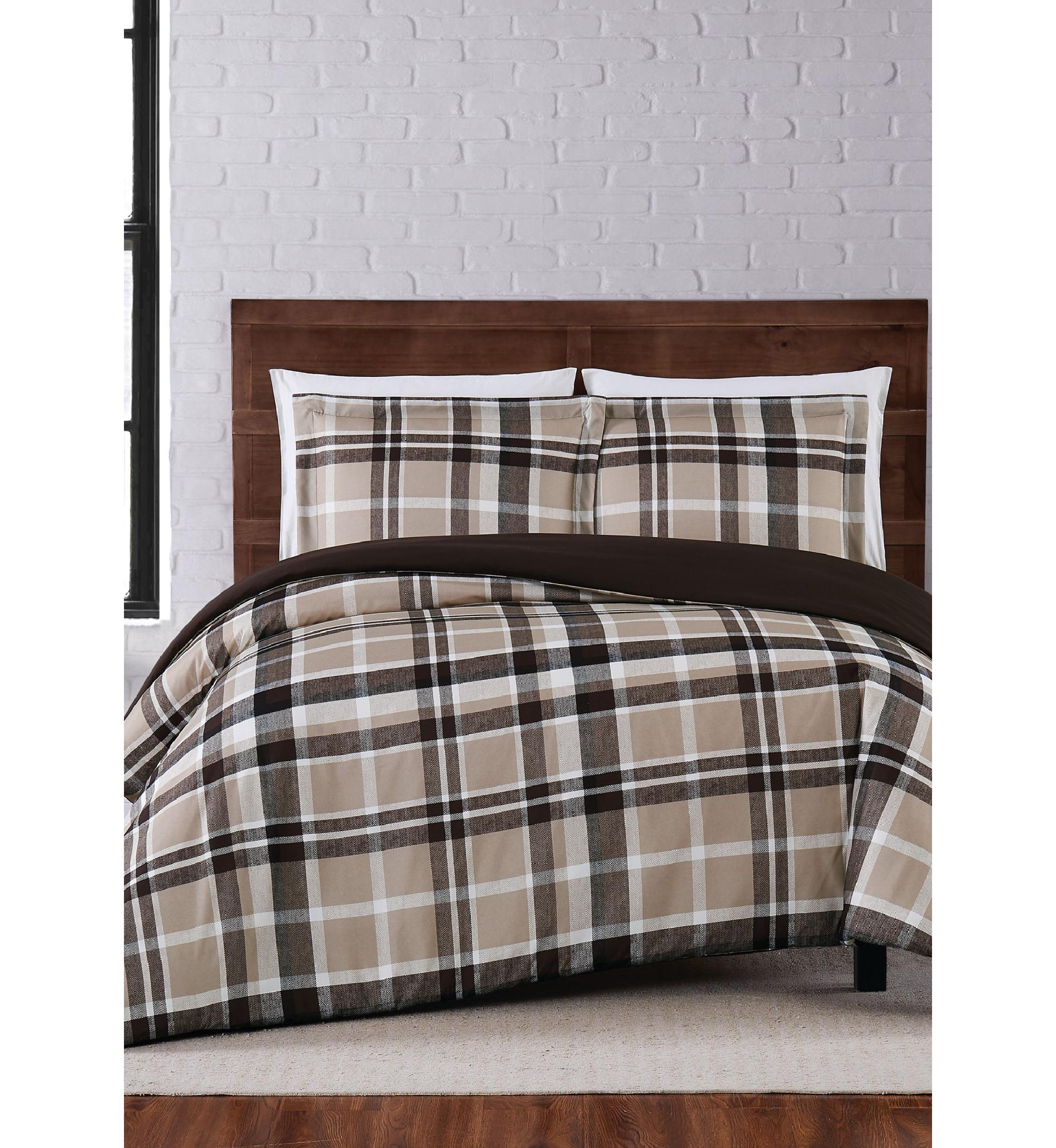 Paulette Plaid Duvet Set