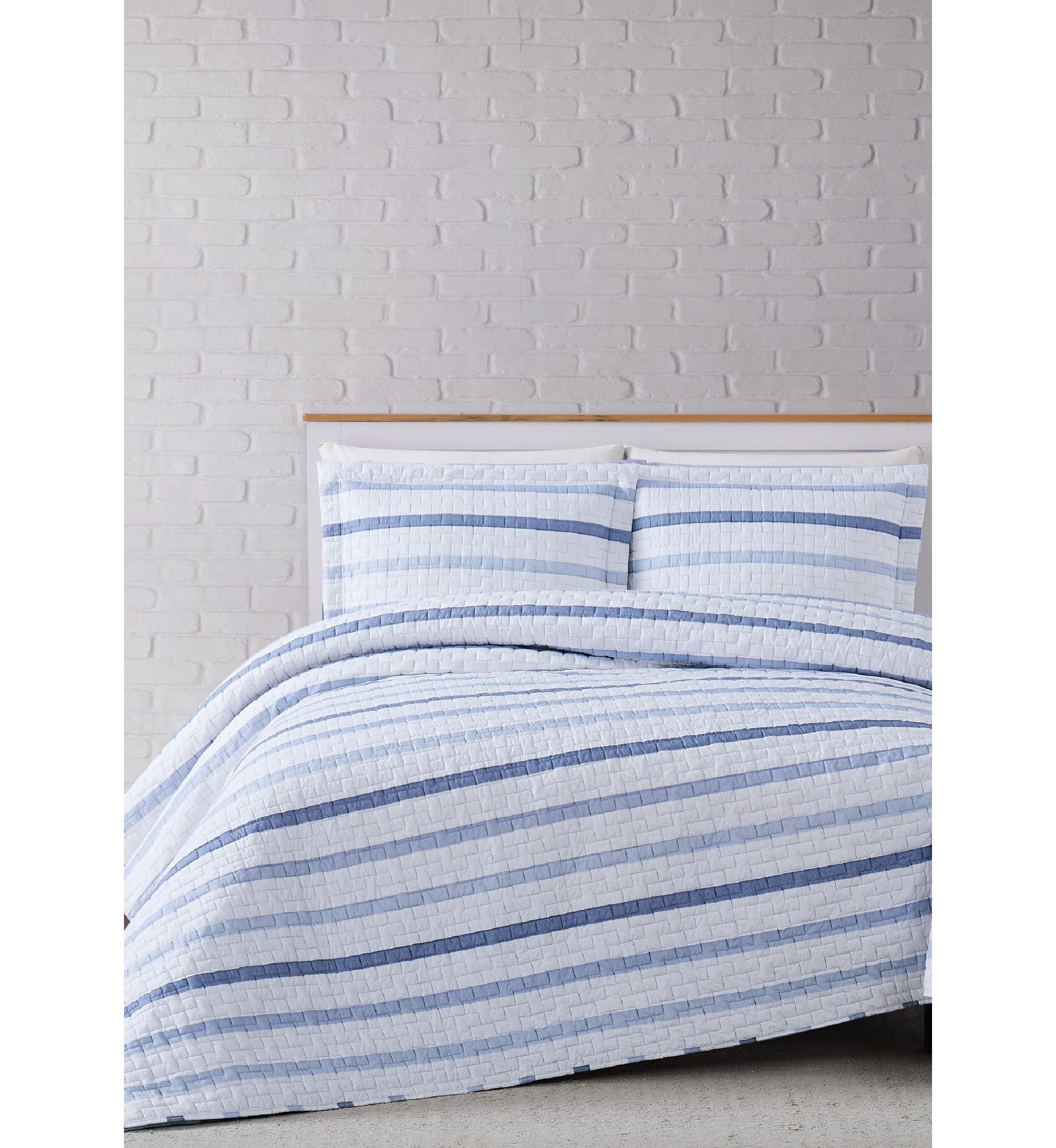 Waffle Stripe Quilt Set