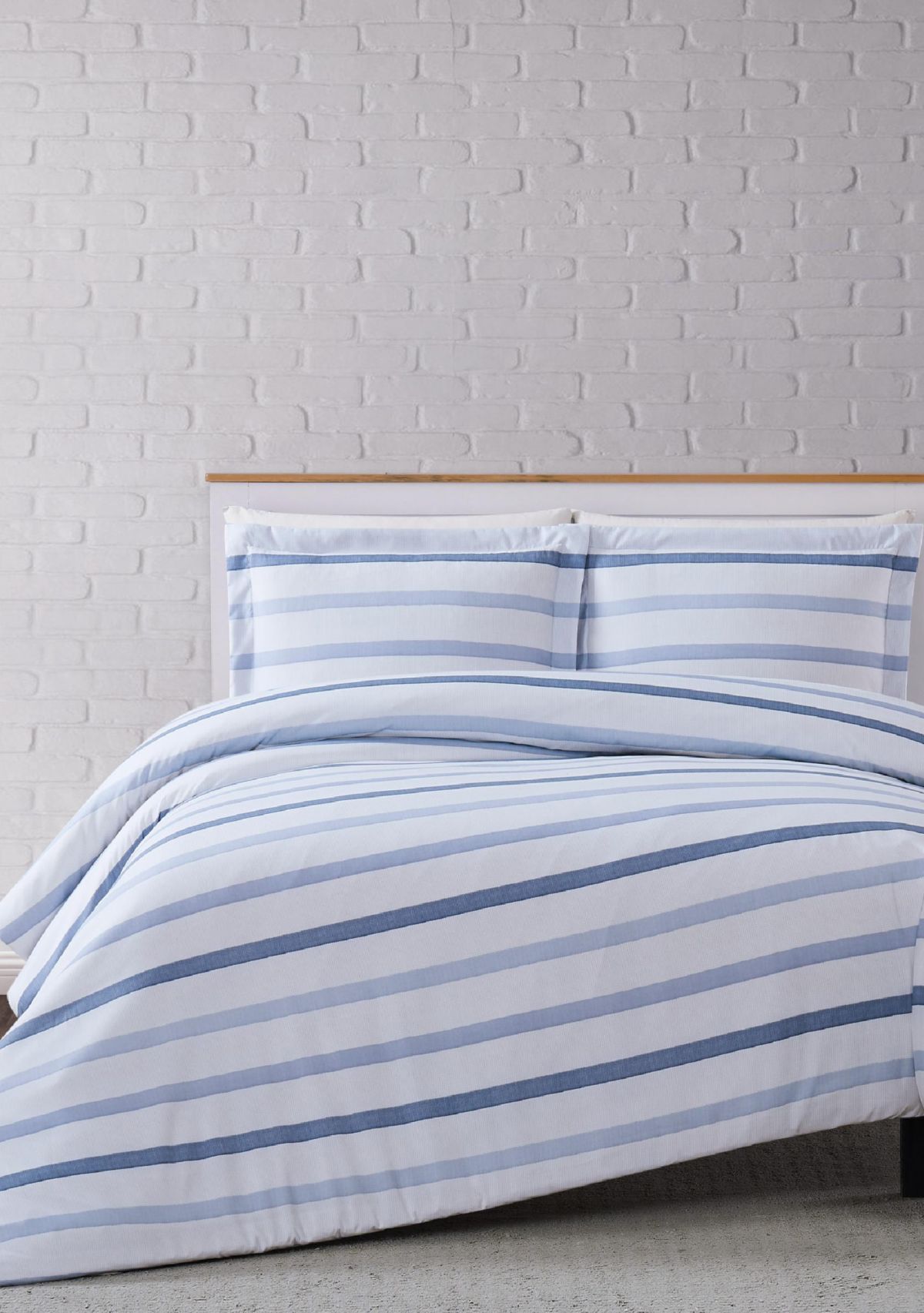Waffle Stripe Duvet Set