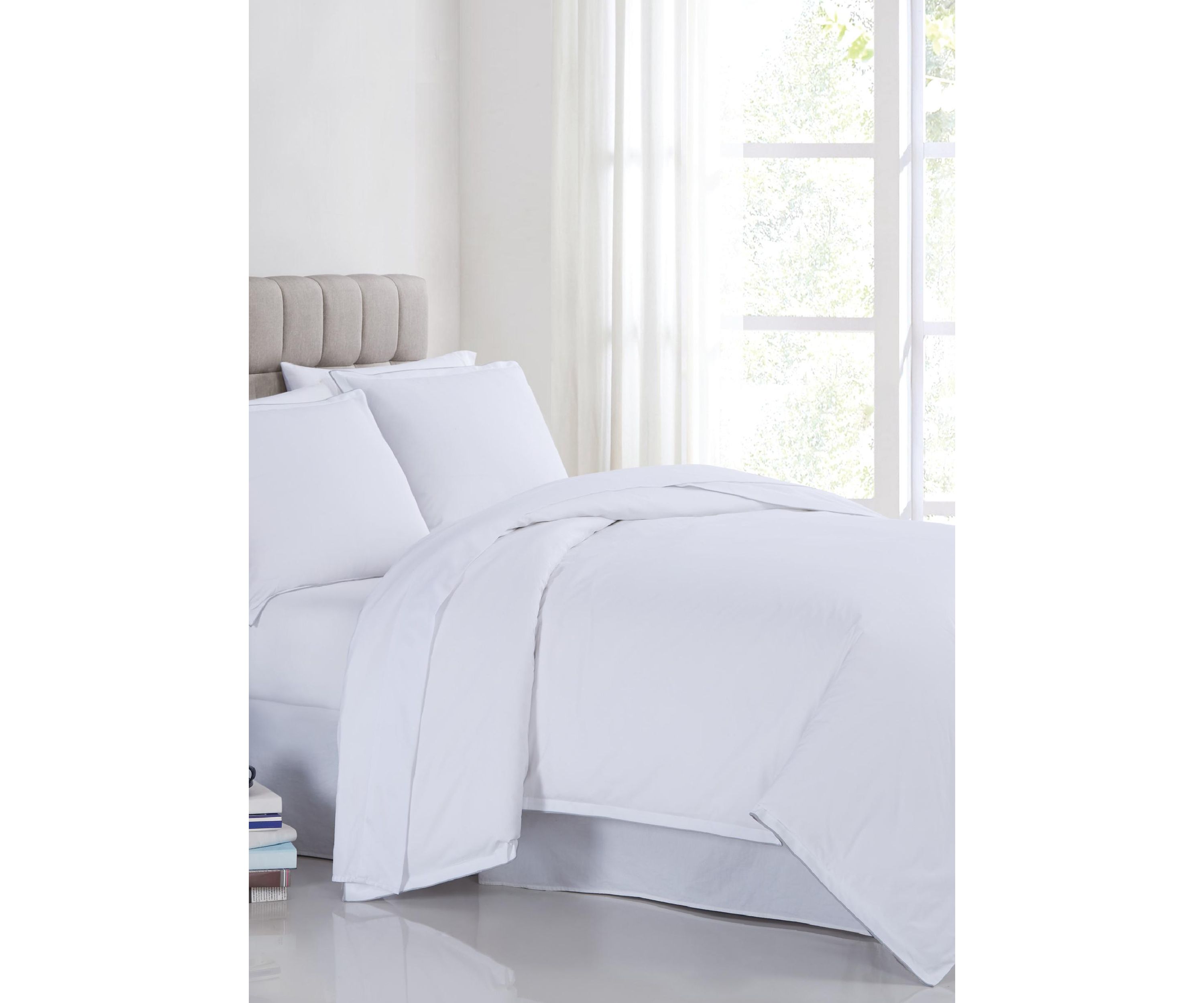 400 Percale Duvet Set