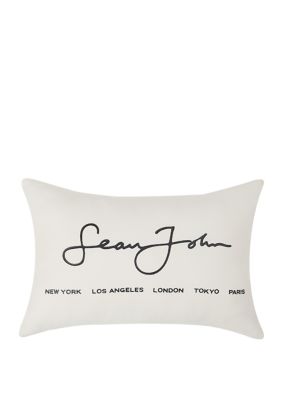 Signature Logo Decorative Pillow – Sean John