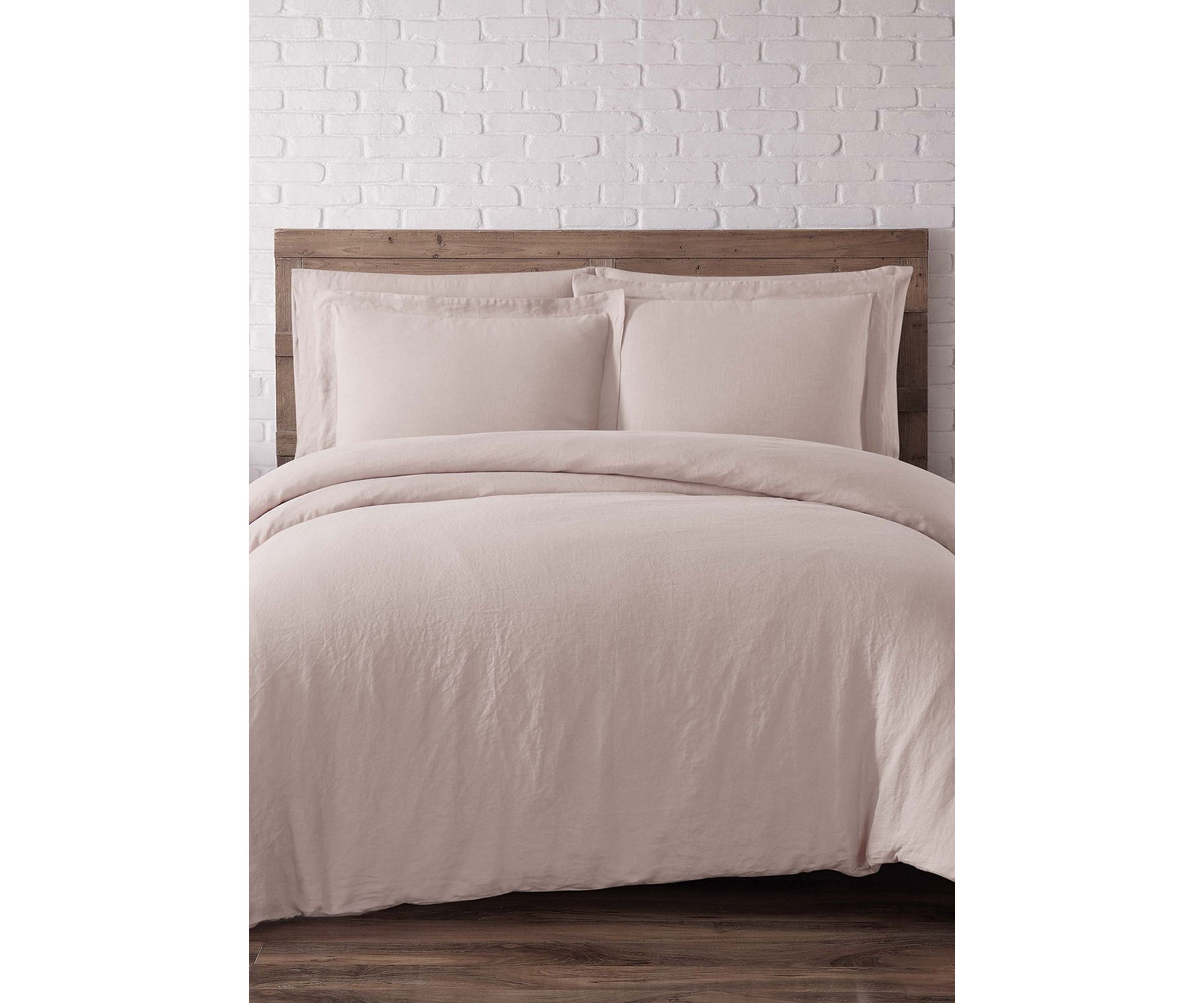 Linen Blush King Duvet Set