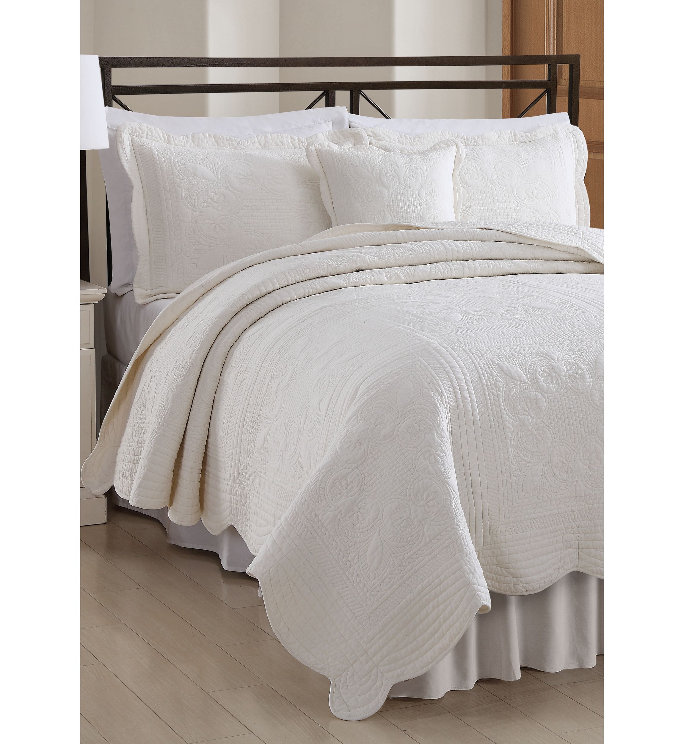 French Tiles Quilted Sham