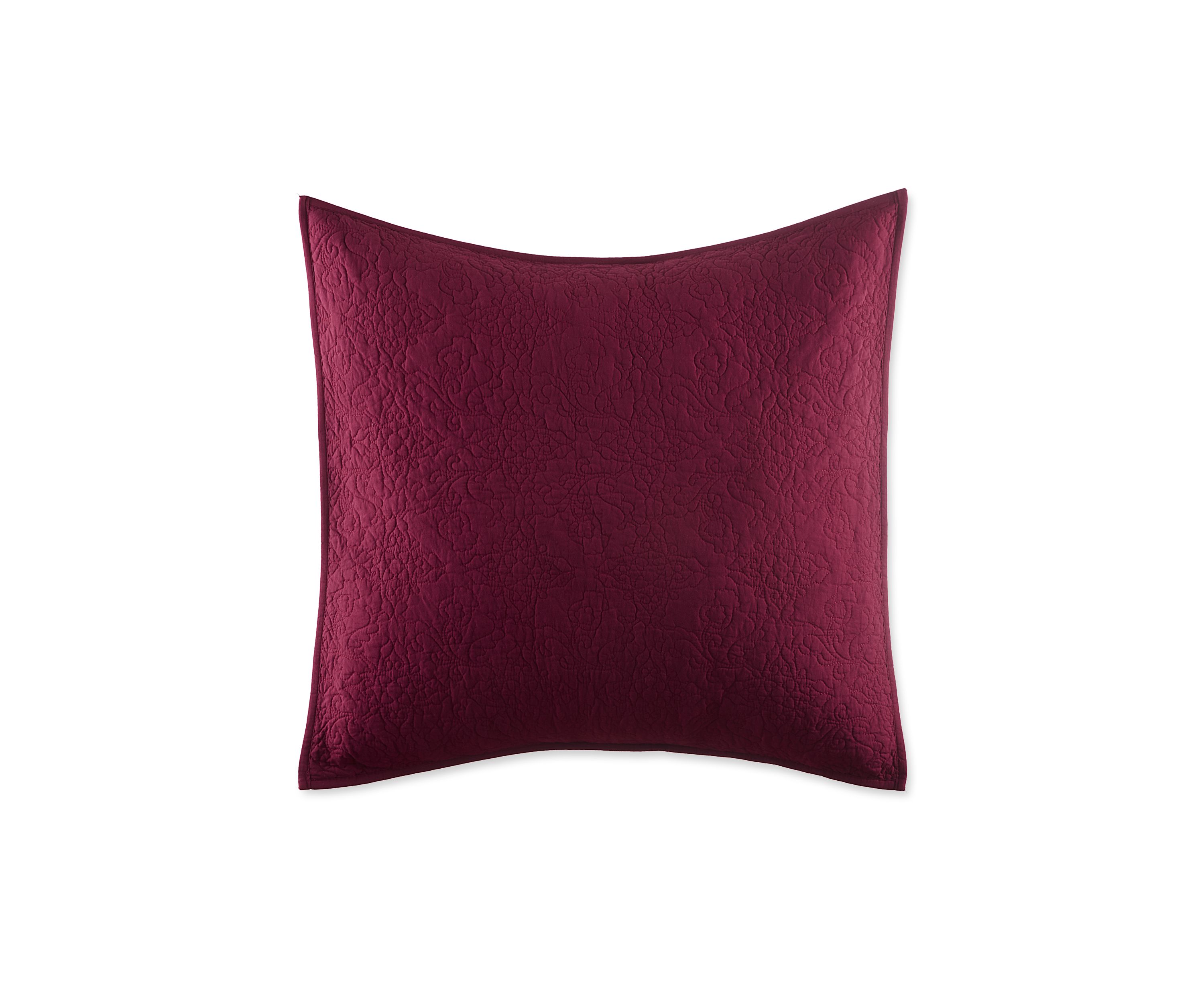 Bronwyn Burgundy Euro Sham 26-in. x 26-in.