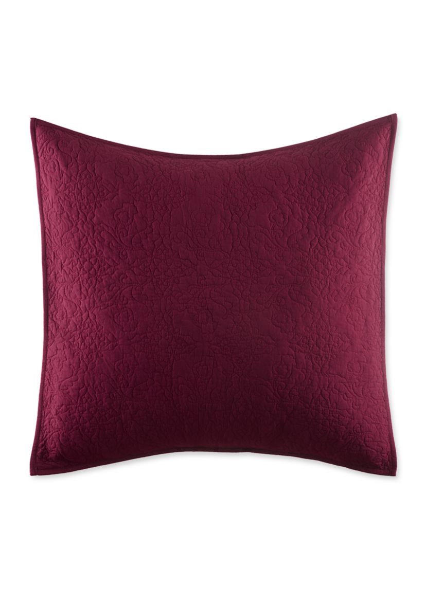 Bronwyn Burgundy Euro Sham 26-in. x 26-in.