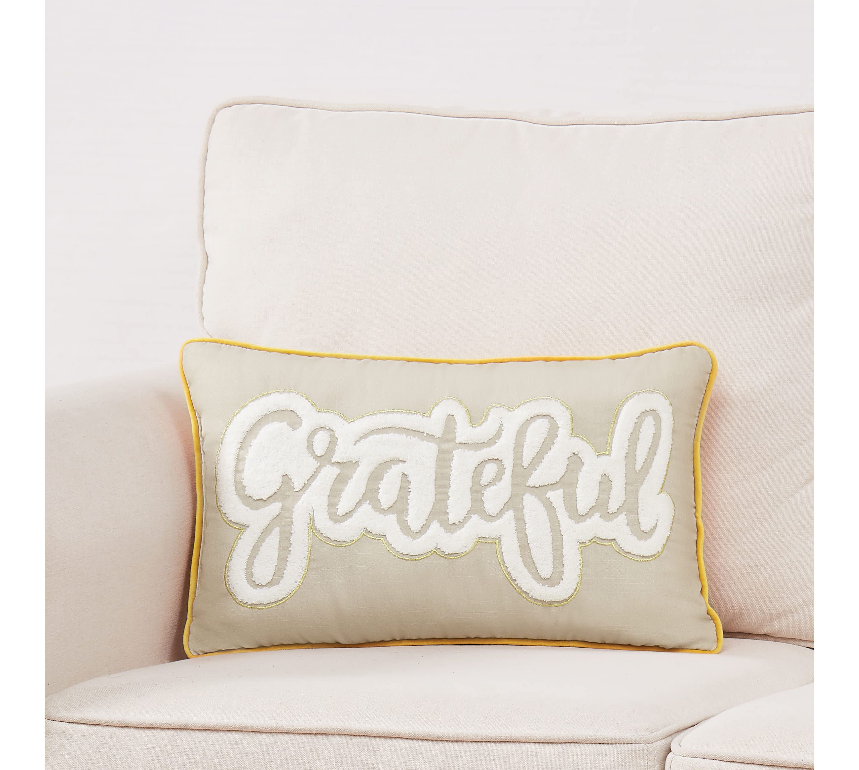 Truly Soft Grateful 12x18 Decorative Pillow