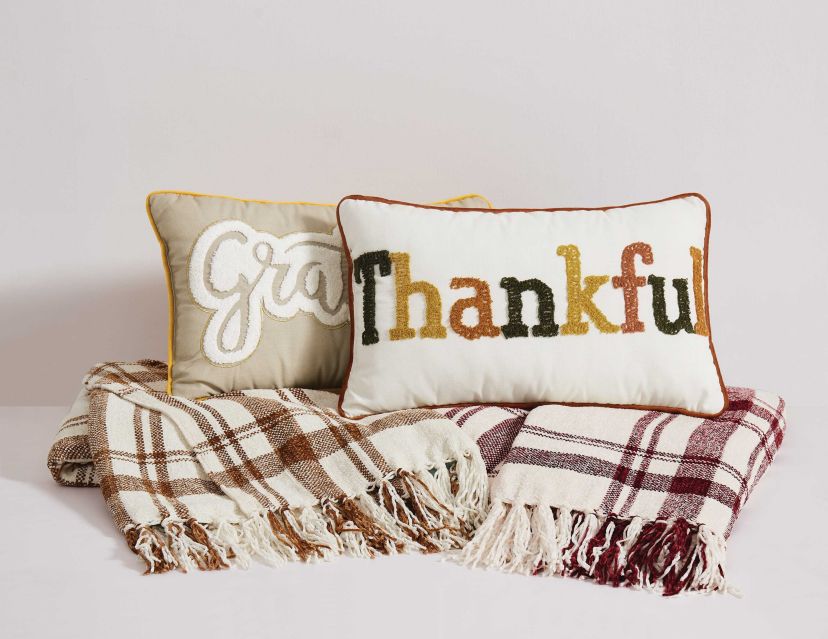 Truly Soft Grateful 12x18 Decorative Pillow