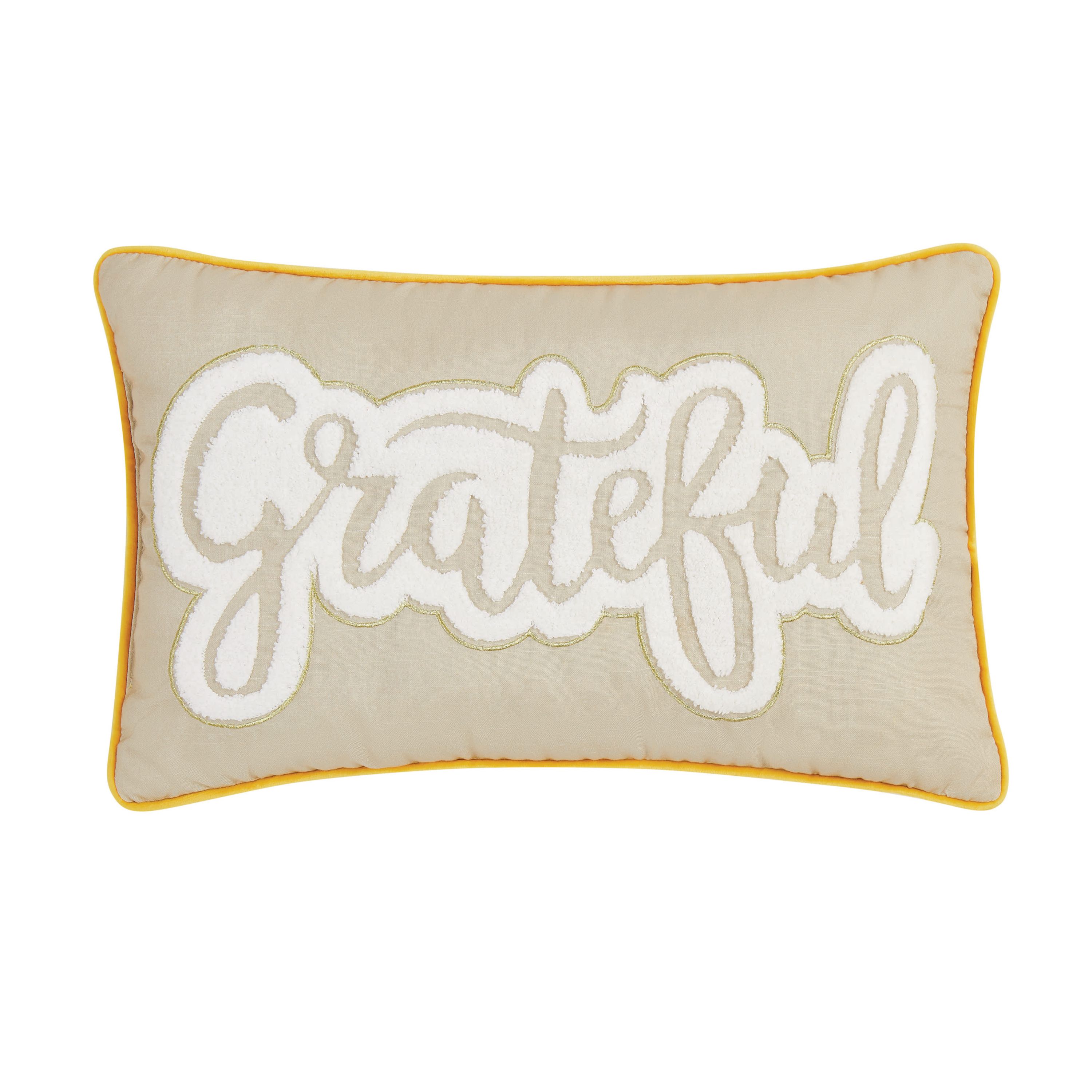Truly Soft Grateful 12x18 Decorative Pillow