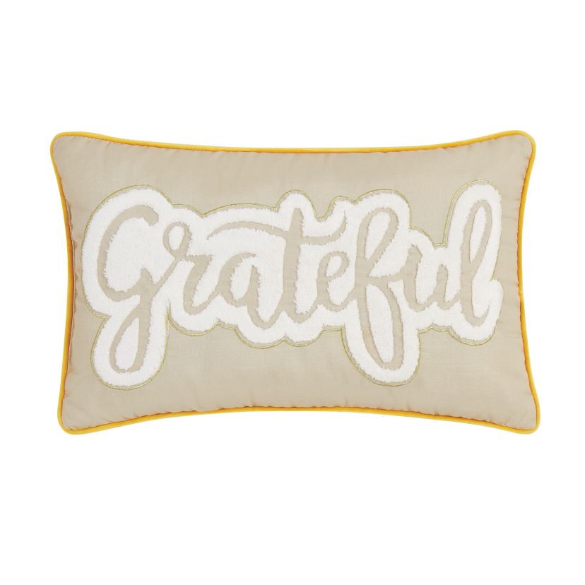 Truly Soft Grateful 12x18 Decorative Pillow