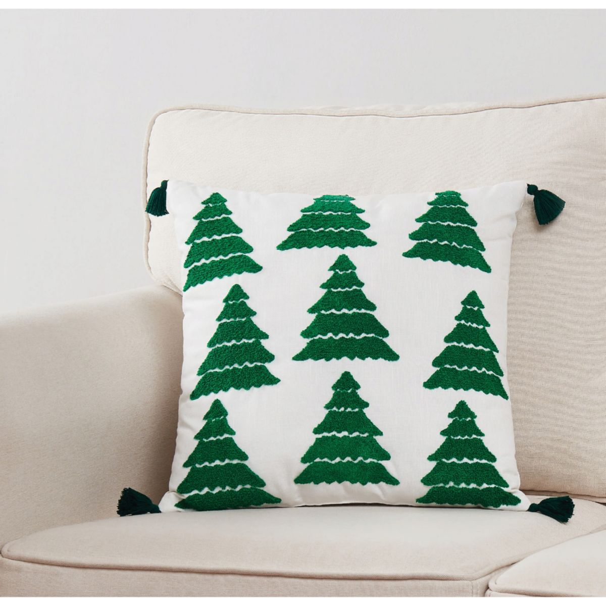 Truly Soft Winter Tree 18x18 Decorative Pillow