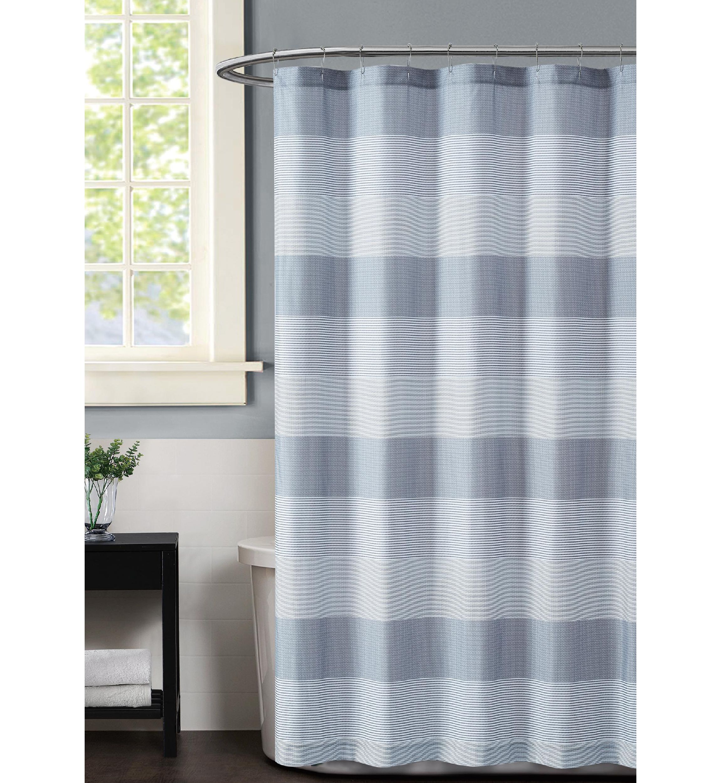 Multi Stripe Shower Curtain