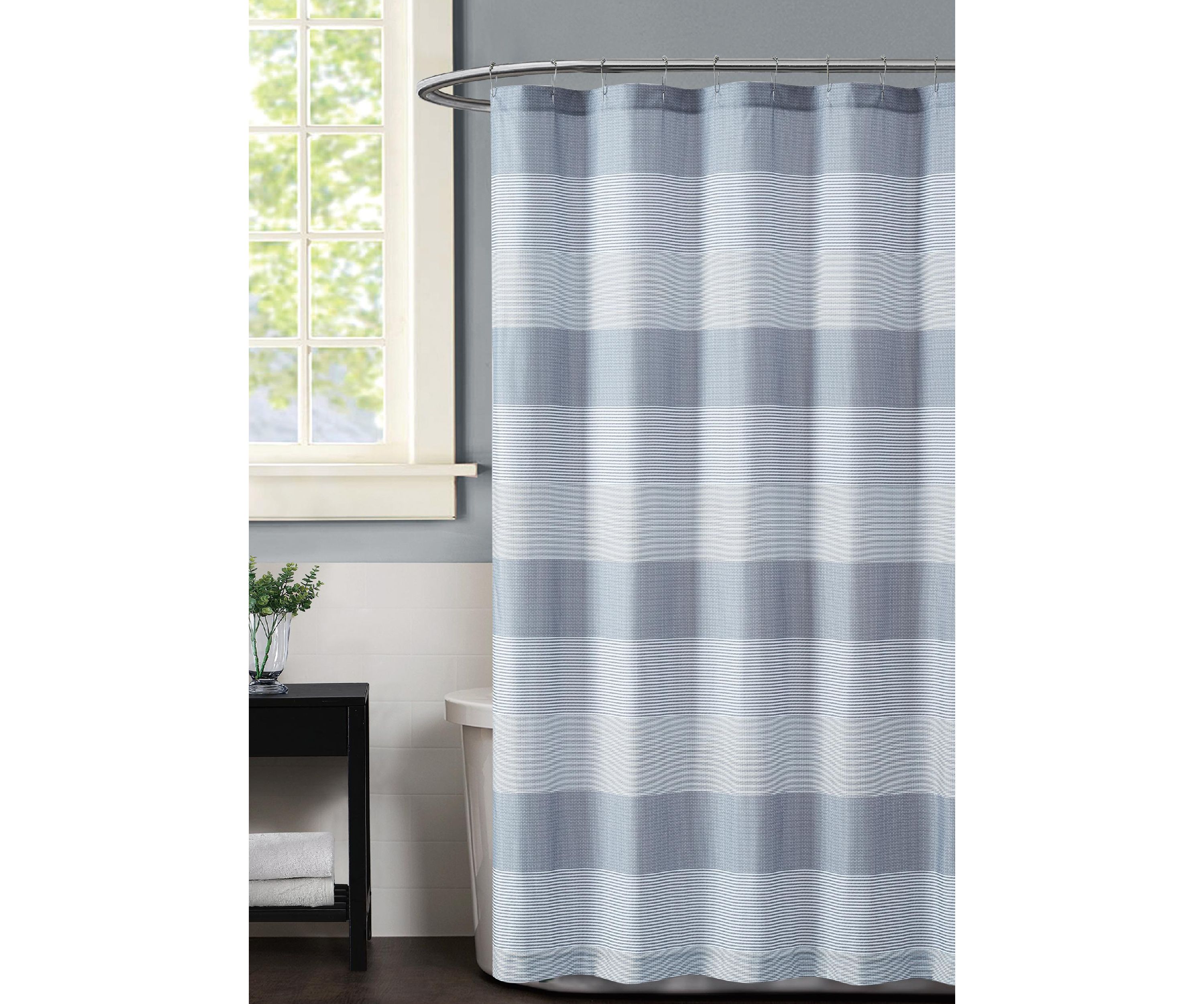 Multi Stripe Shower Curtain