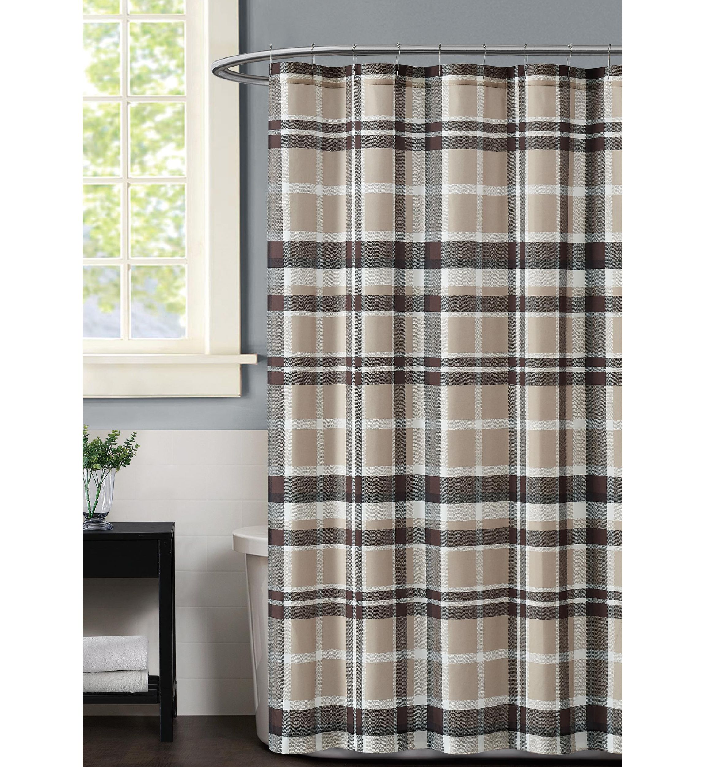 Paulette Plaid Shower Curtain