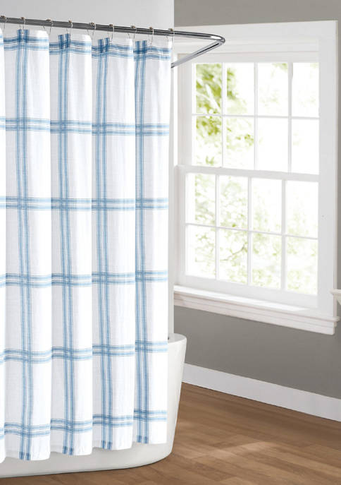 Cottage Classics™ Farmhouse Plaid Shower Curtain