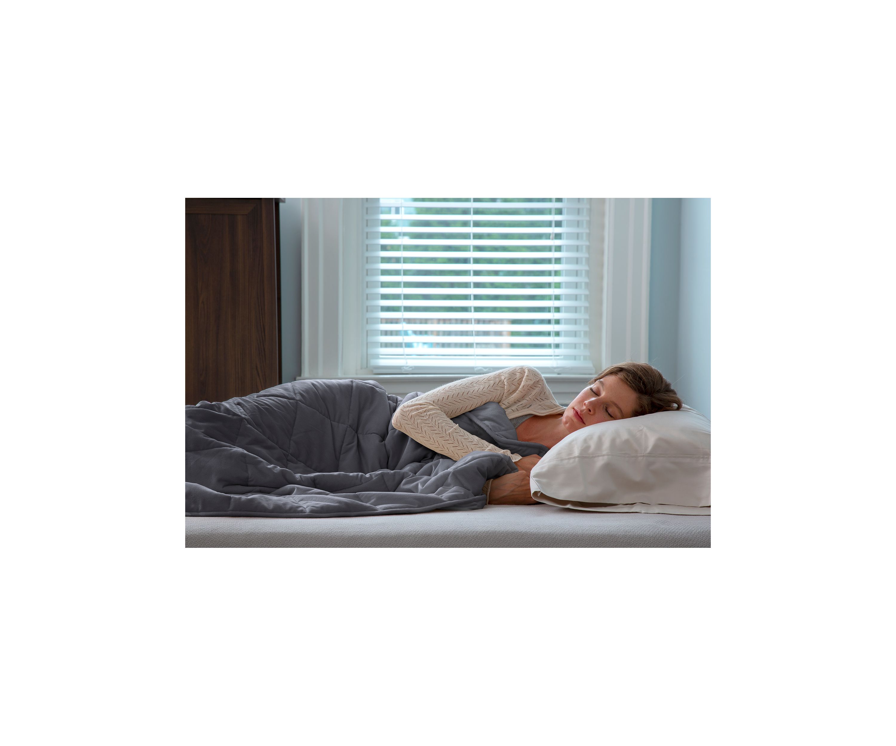 Quilted Plush 18 Pound Weighted Blanket