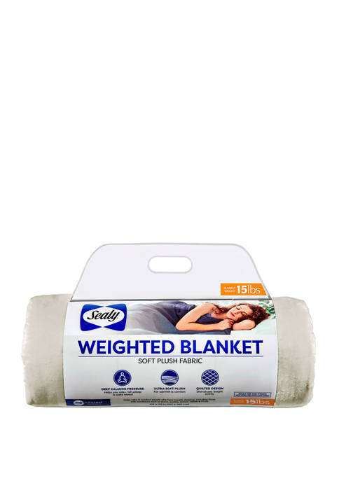 15 Pound Soft Plush Quilted Weighted Blanket