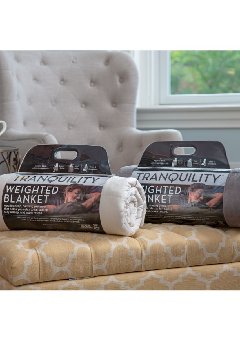 12 lb Quilted Plush Weighted Blanket 