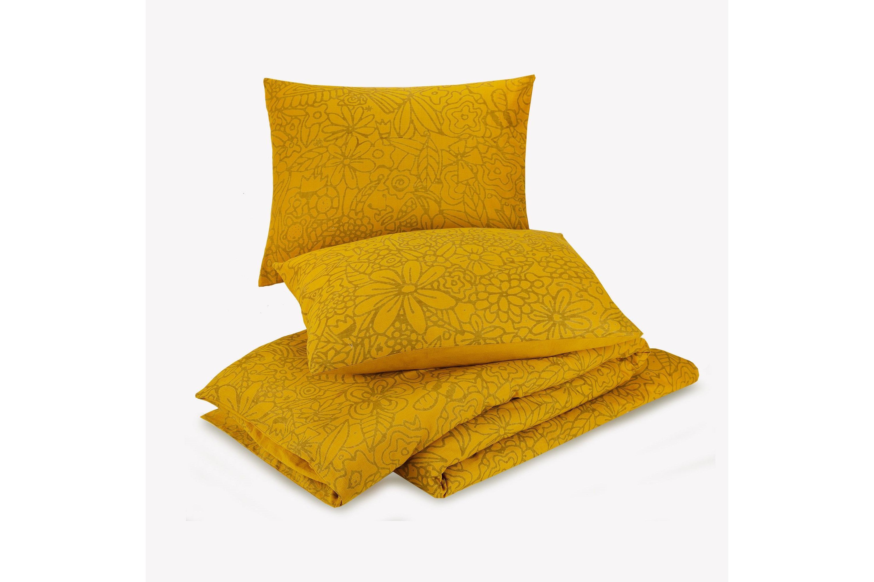 Birds and Bee 3-Piece Duvet Cover Set by Jungalow