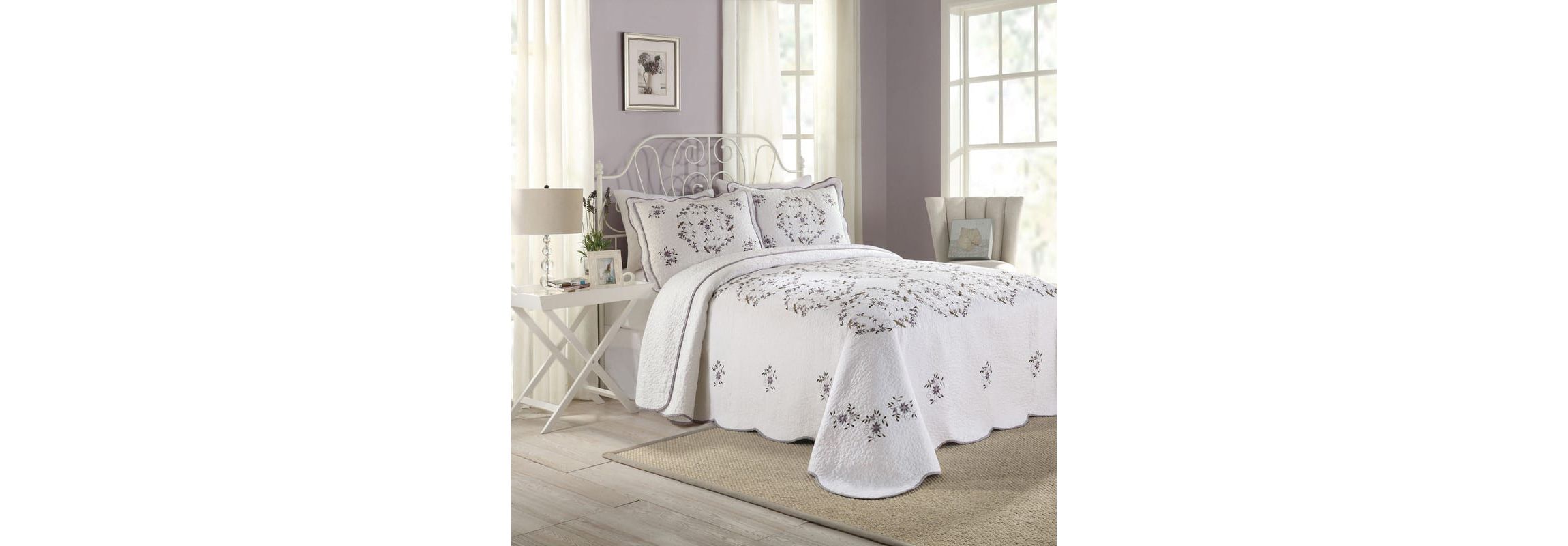 Gwen Embroidered Bedspread